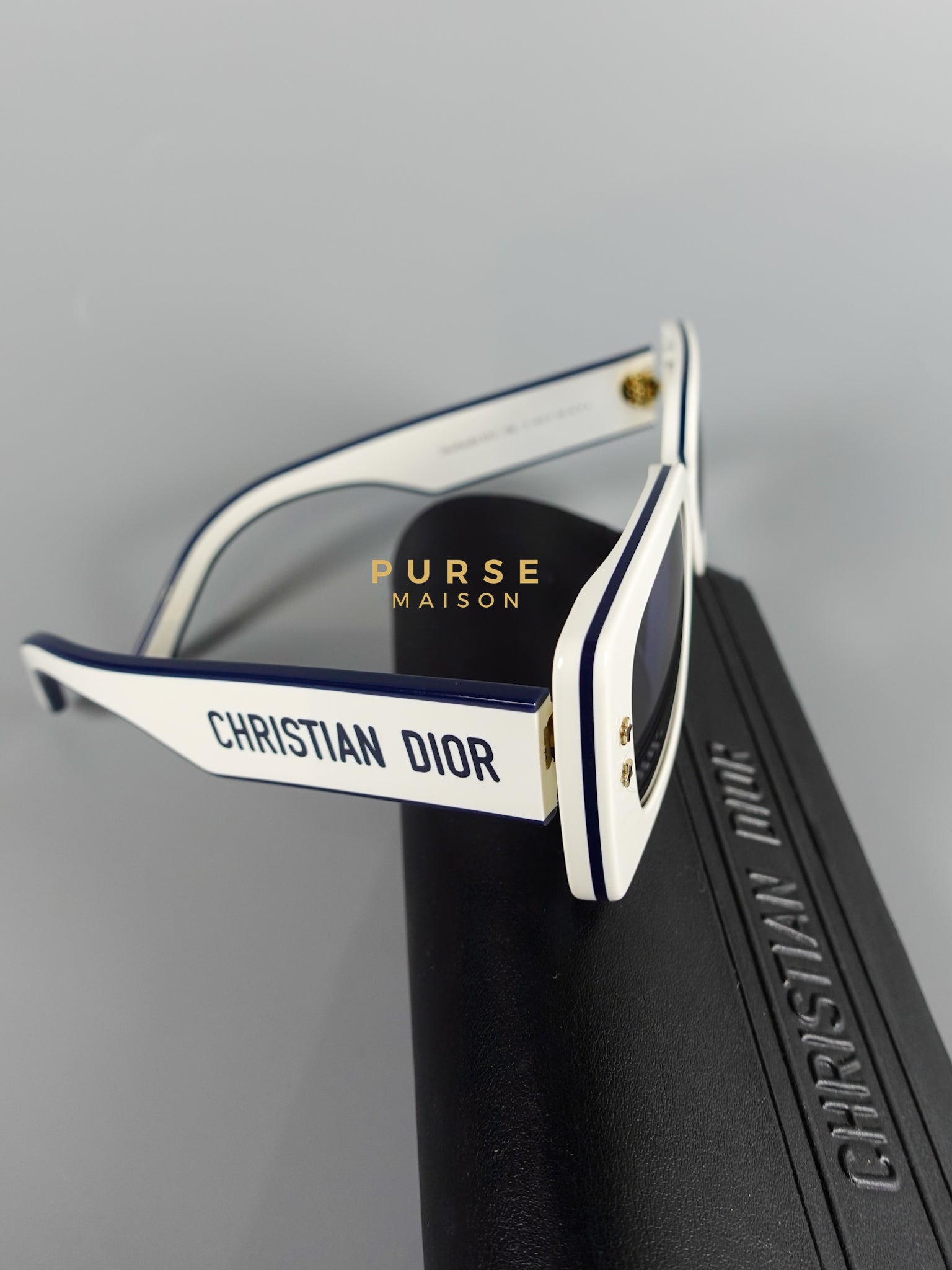 Dior Pacific S1U White & Blue Sunglasses | Purse Maison Luxury Bags Shop