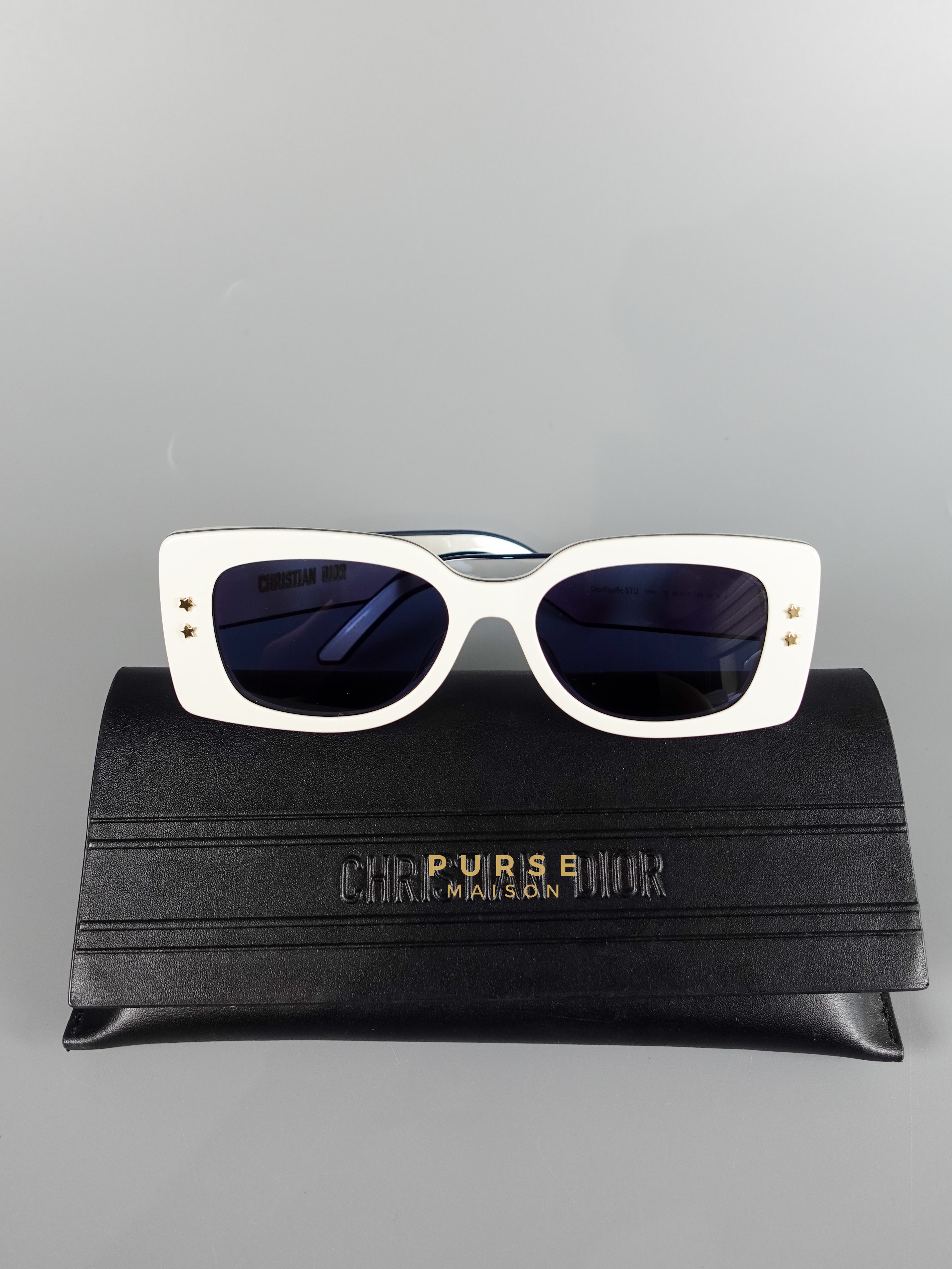 Dior Pacific S1U White & Blue Sunglasses | Purse Maison Luxury Bags Shop