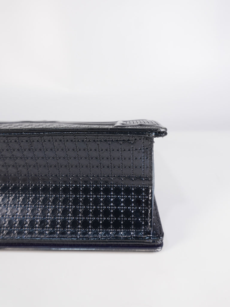 Diorama Silver and Black Crossbody Bag | Purse Maison Luxury Bags Shop