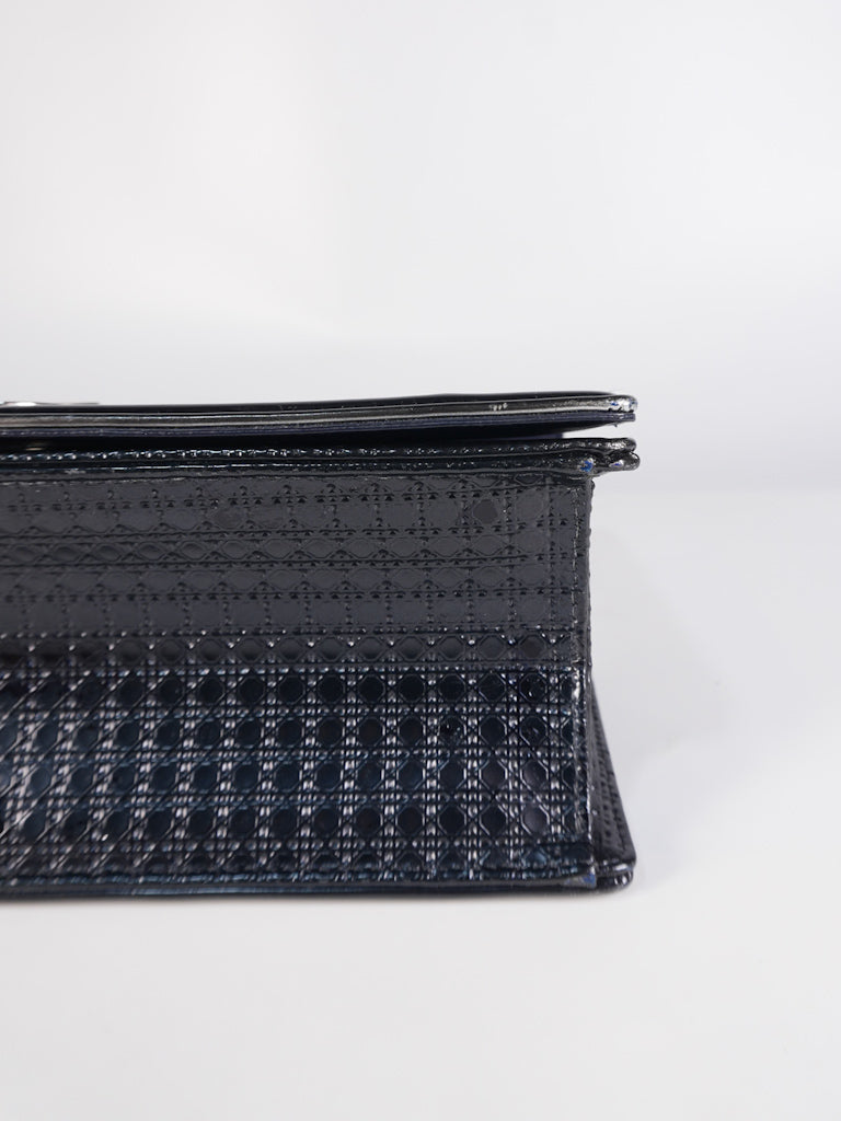 Diorama Silver and Black Crossbody Bag | Purse Maison Luxury Bags Shop