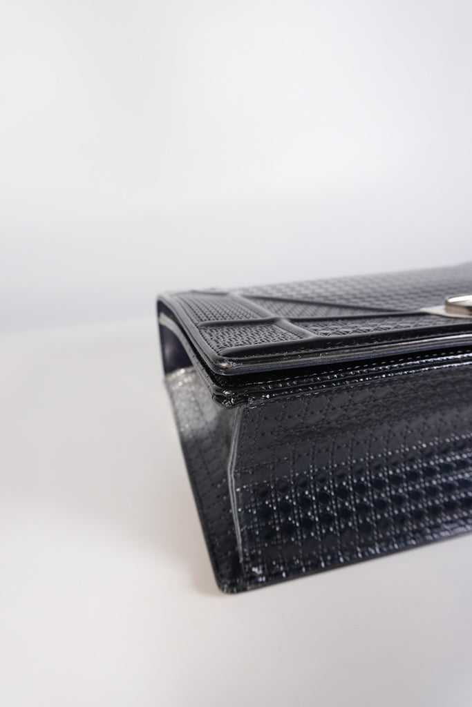 Diorama Silver and Black Crossbody Bag | Purse Maison Luxury Bags Shop