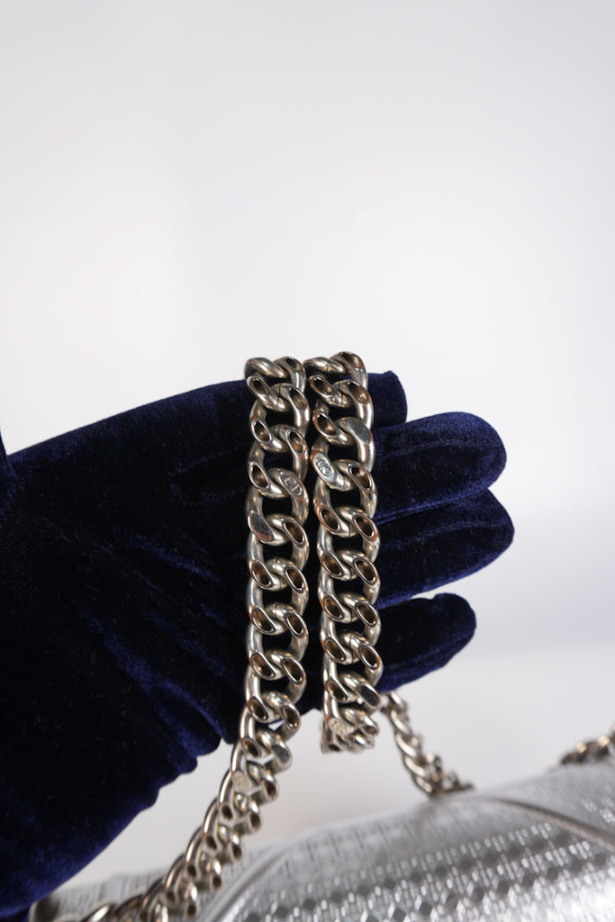 Diorama Silver and Black Crossbody Bag | Purse Maison Luxury Bags Shop