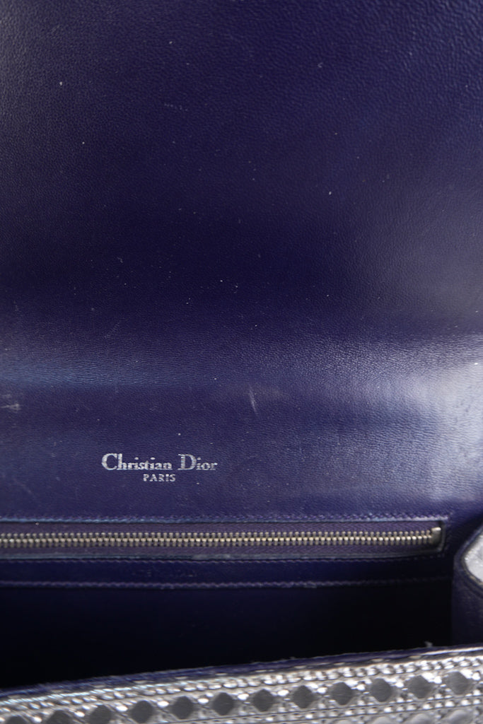 Diorama Silver and Black Crossbody Bag | Purse Maison Luxury Bags Shop