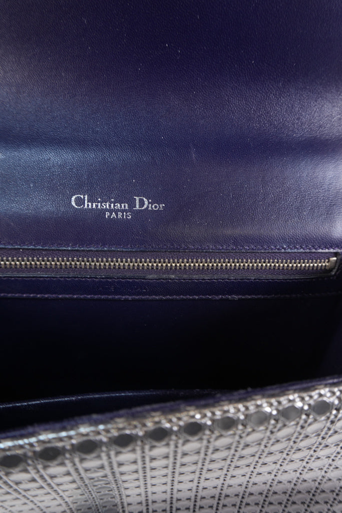 Diorama Silver and Black Crossbody Bag | Purse Maison Luxury Bags Shop