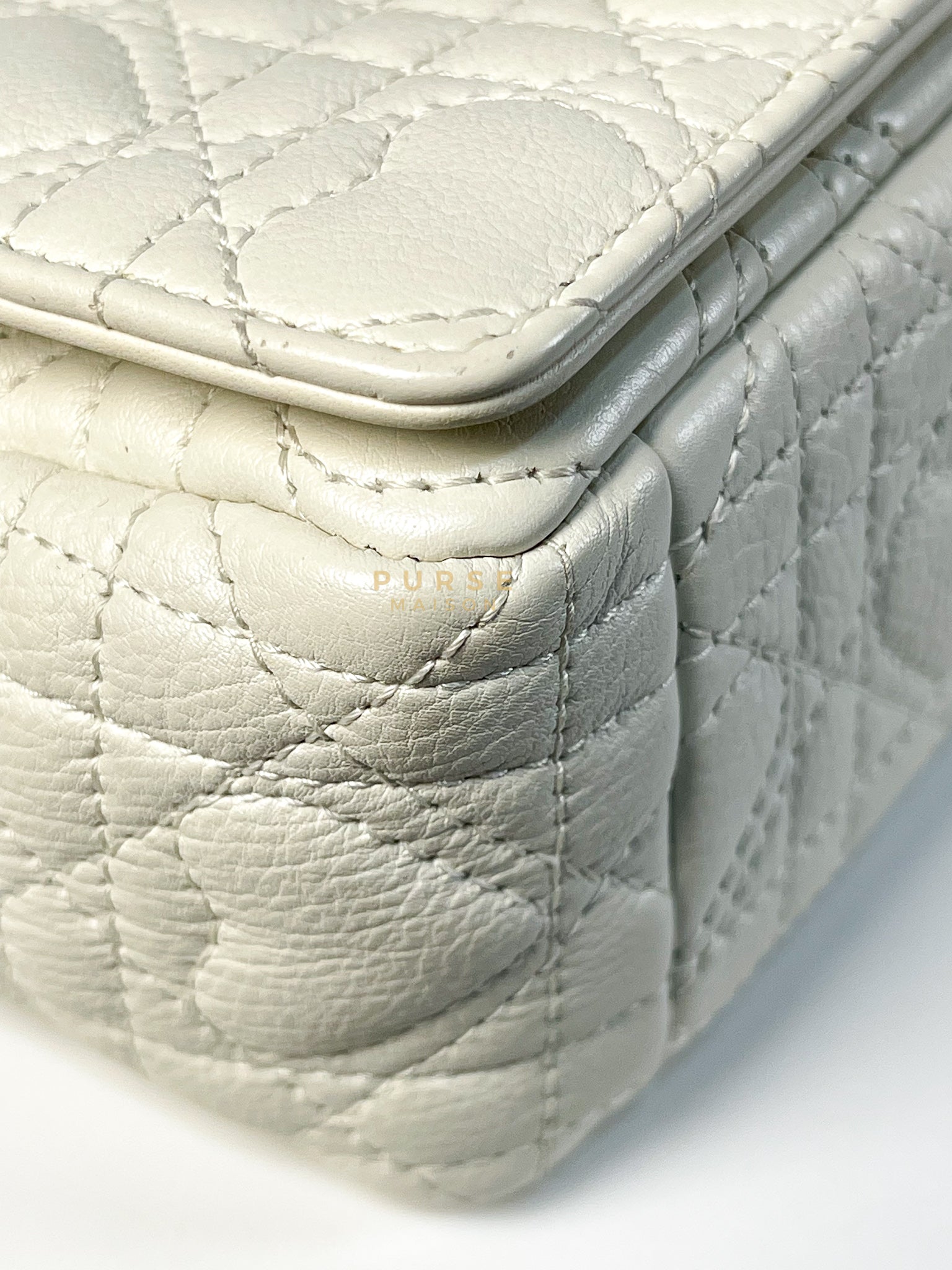 DiorAmour Caro Small in Off-White with Red and Gold Hardware | Purse Maison Luxury Bags Shop