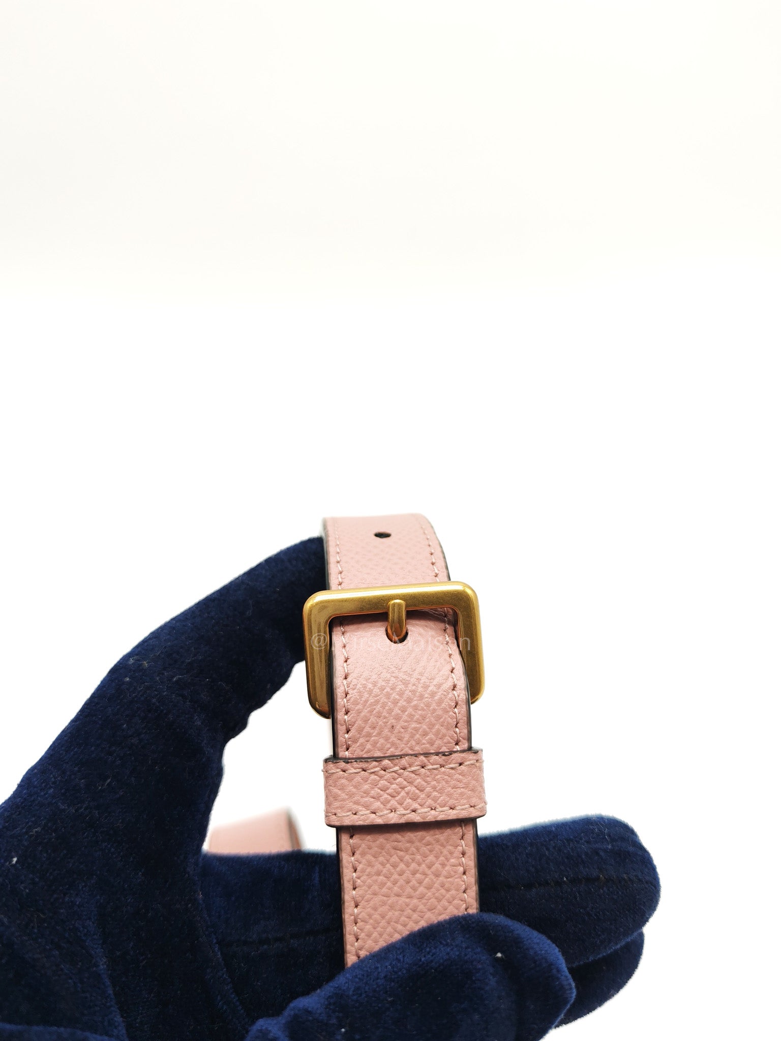 Dior Saddle Bag in Blush Pink Grained Calfskin Leather Shoulder Bag