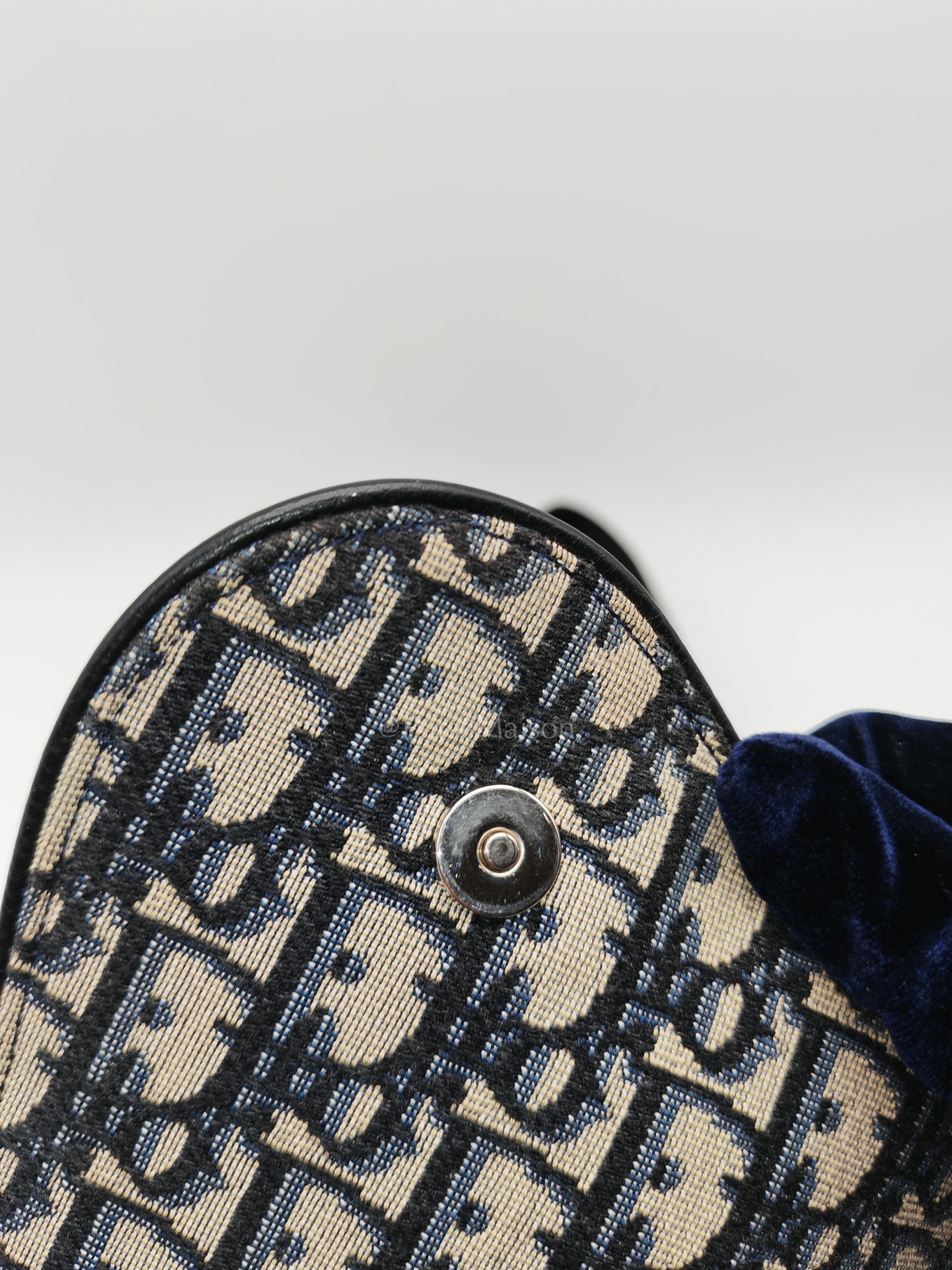 Saddle Chest Bag in Oblique Jacquard Canvas