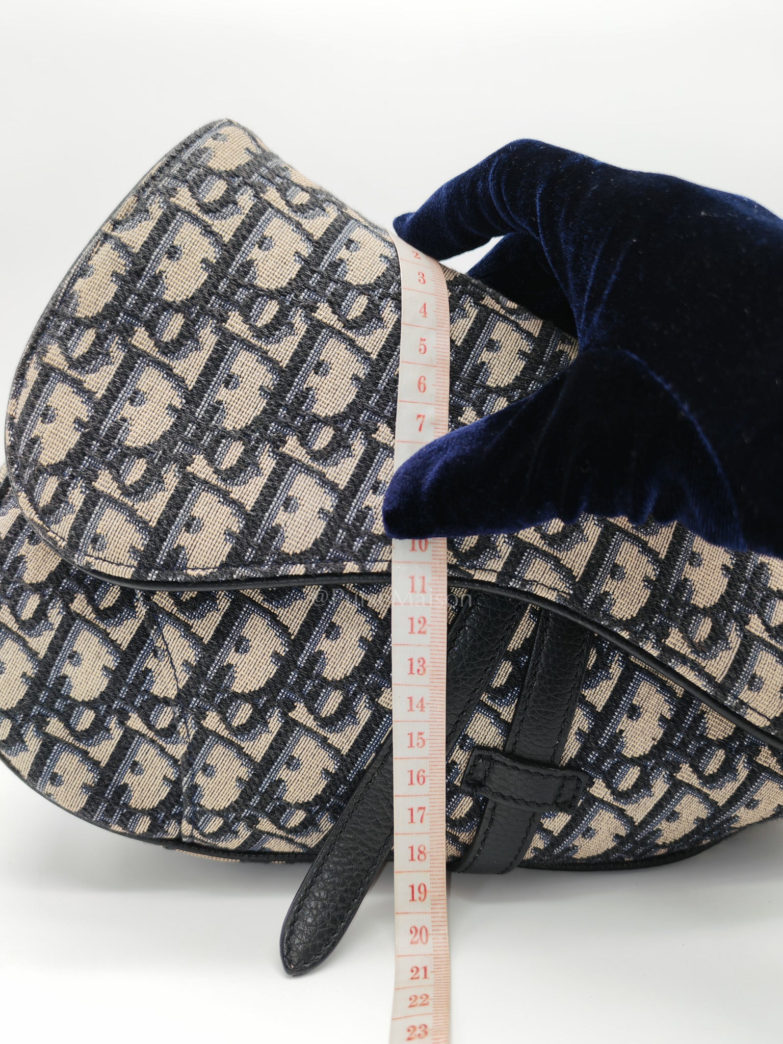 Saddle Chest Bag in Oblique Jacquard Canvas