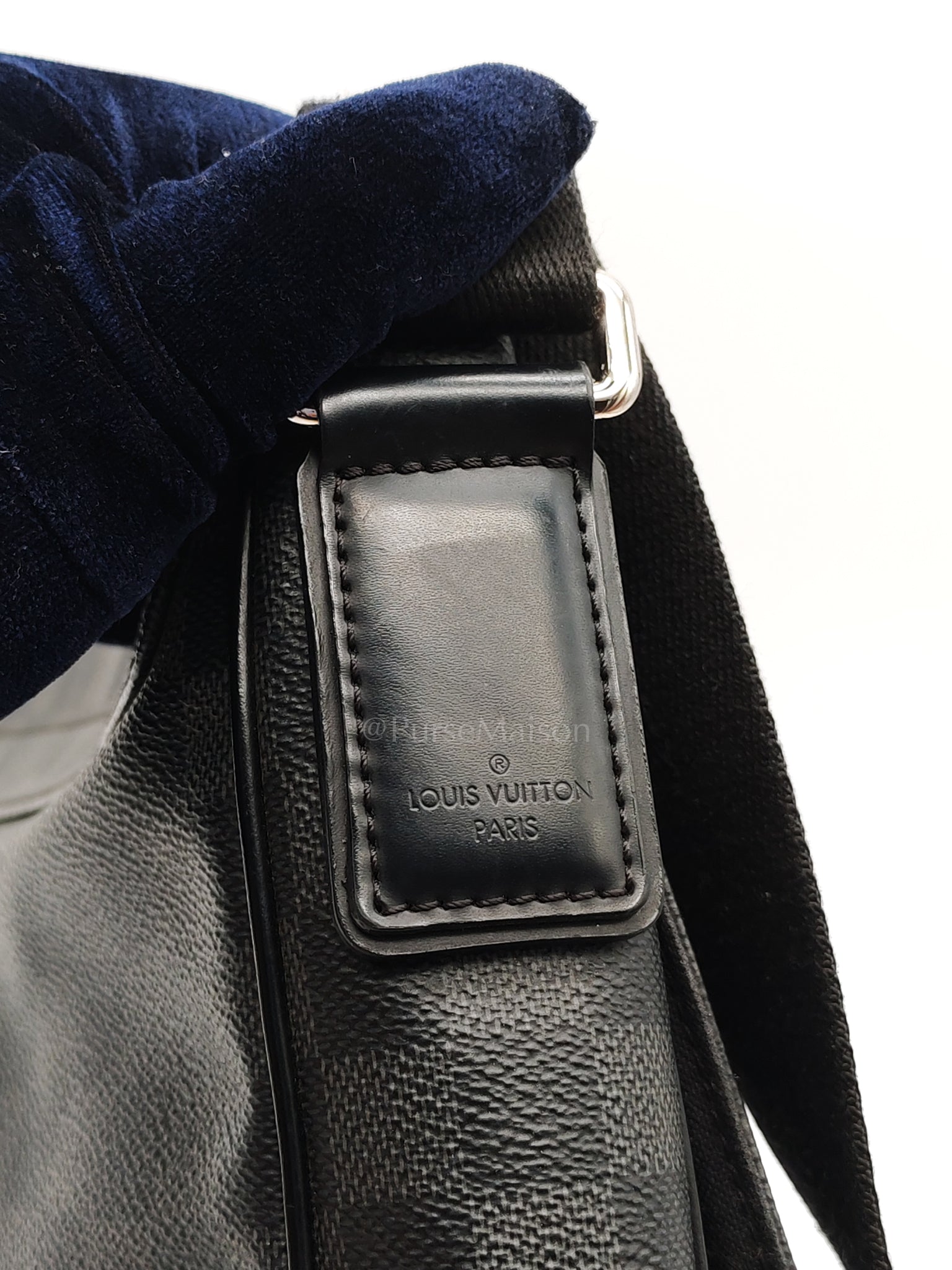 District PM Messenger Bag in Damier Graphite Canvas (Date Code: FL4105) | Purse Maison Luxury Bags Shop