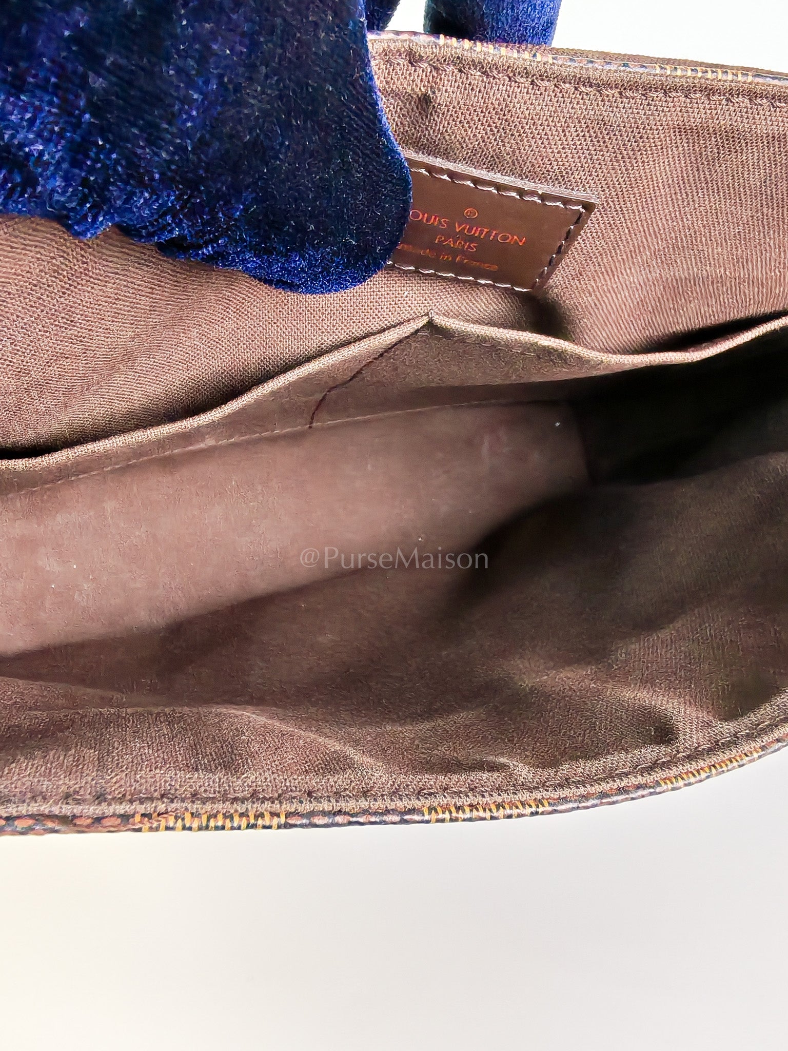District PM Messenger Crossbody Bag (Date Code: FL2156) | Purse Maison Luxury Bags Shop