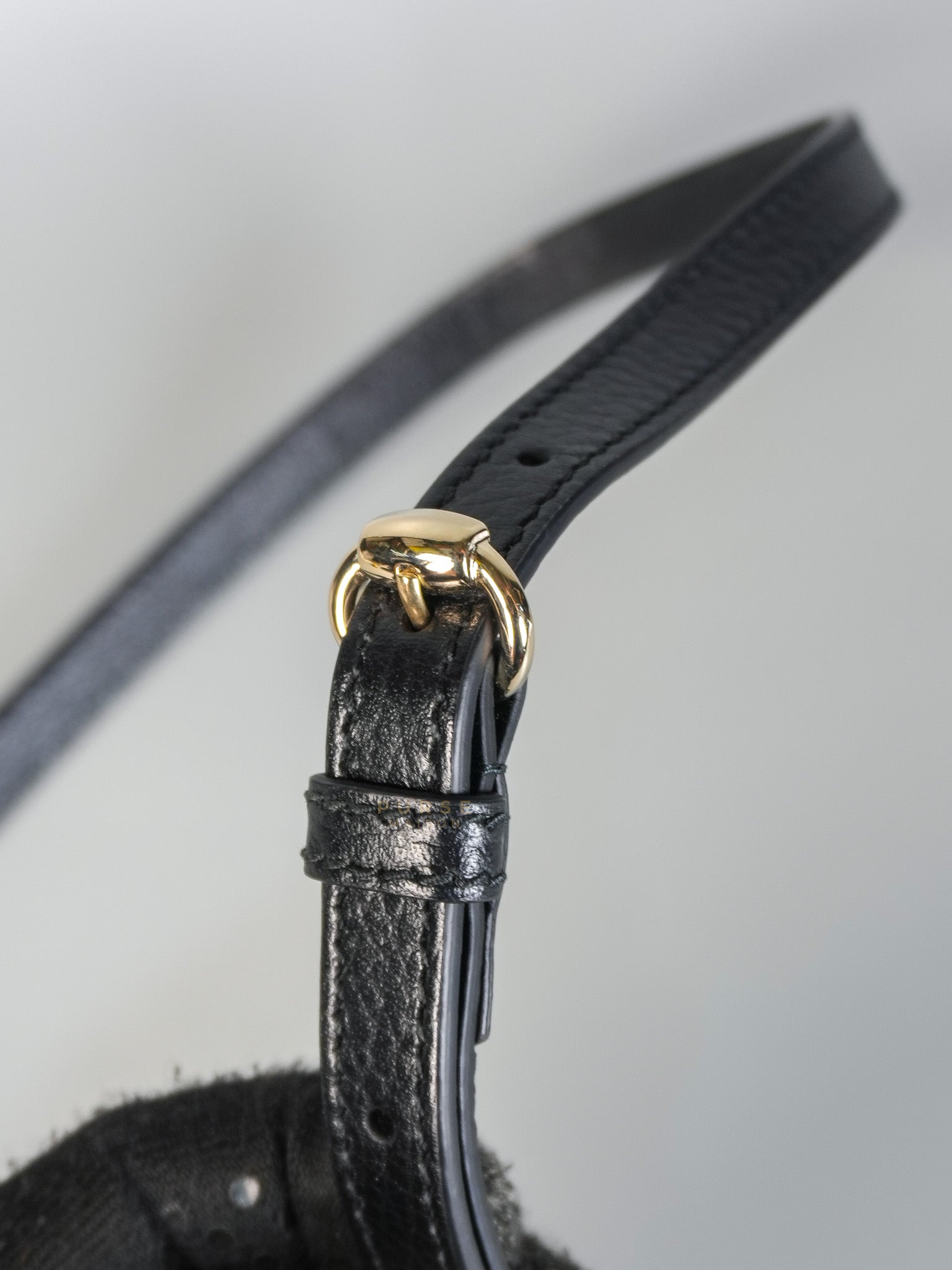 Dollar Black Calfskin Small Soho Top Handle Bag | Purse Maison Luxury Bags Shop