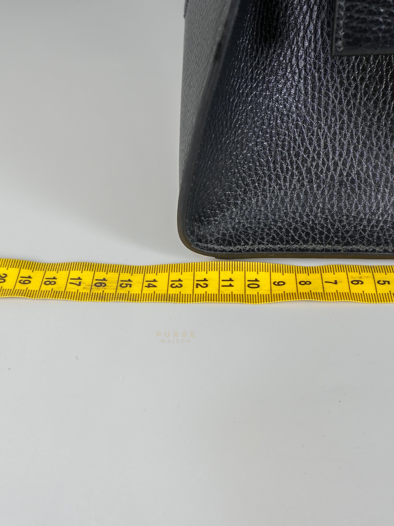 Dollar Black Calfskin Small Soho Top Handle Bag | Purse Maison Luxury Bags Shop