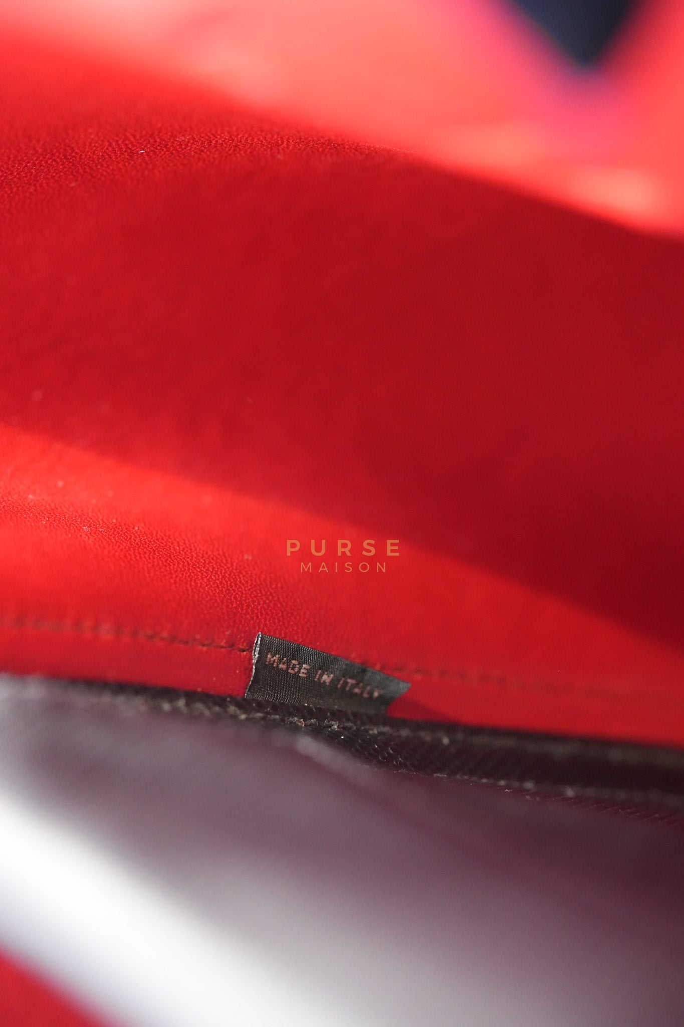 Double Bag Large in Black/Nero Saffiano Cuir Leather Silver Hardware | Purse Maison Luxury Bags Shop