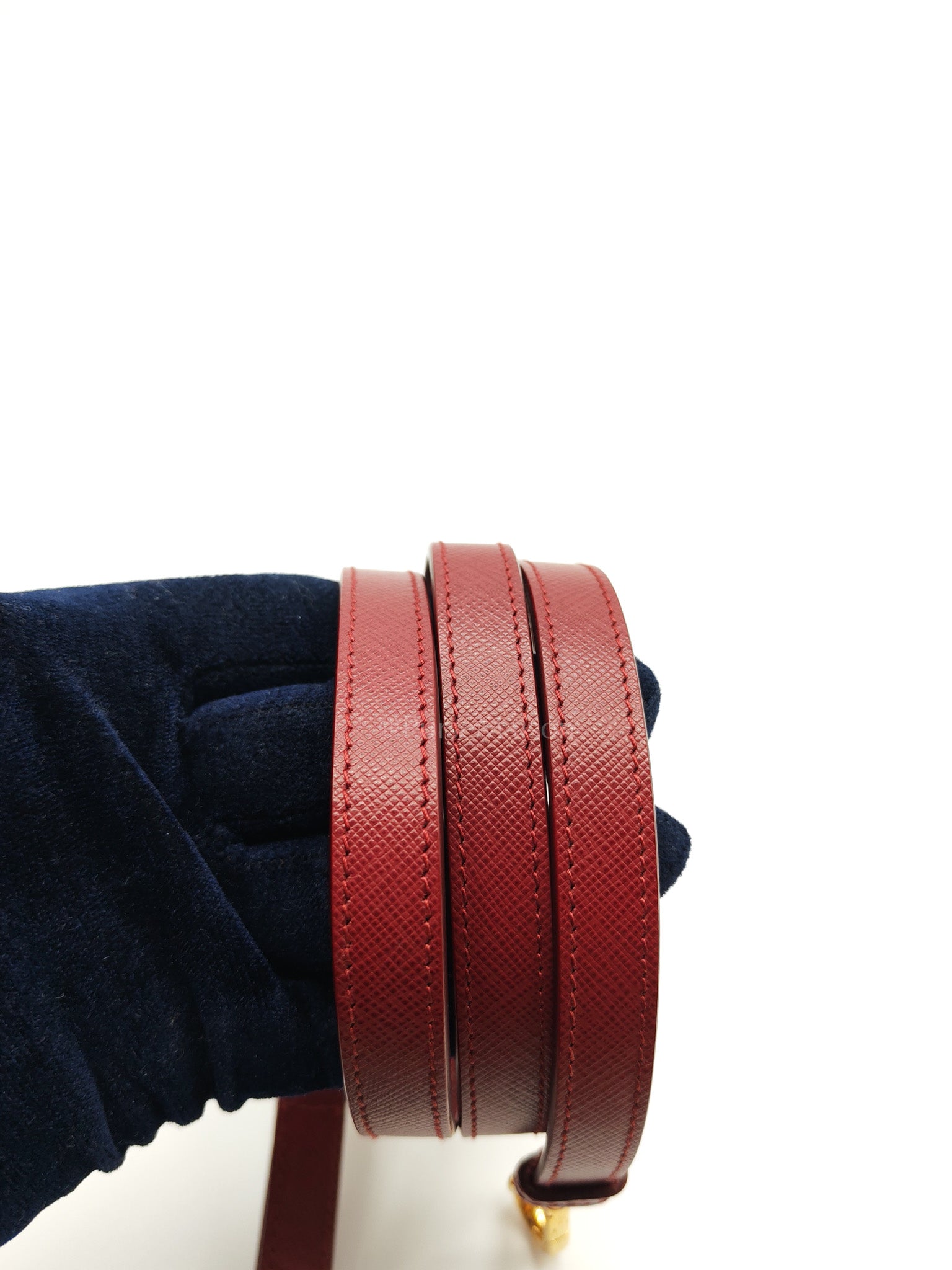 Double Zip Tote in Bi-color Saffiano Lux Cerise and Fuoco | Purse Maison Luxury Bags Shop