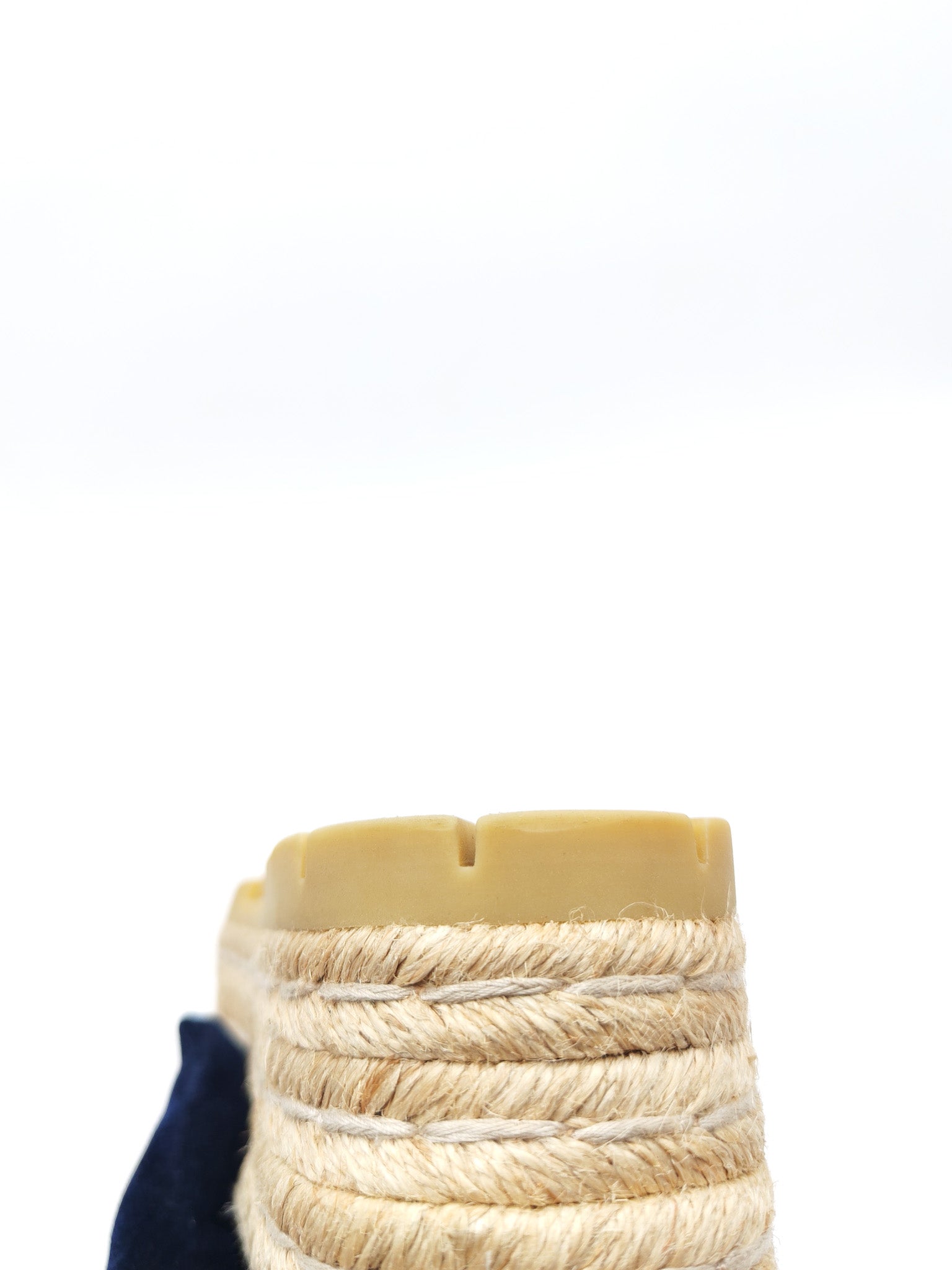 Double G Matelasse Espadrilles in Black Chevron Matellase Leather Size 38 1/2 (24.5cm)