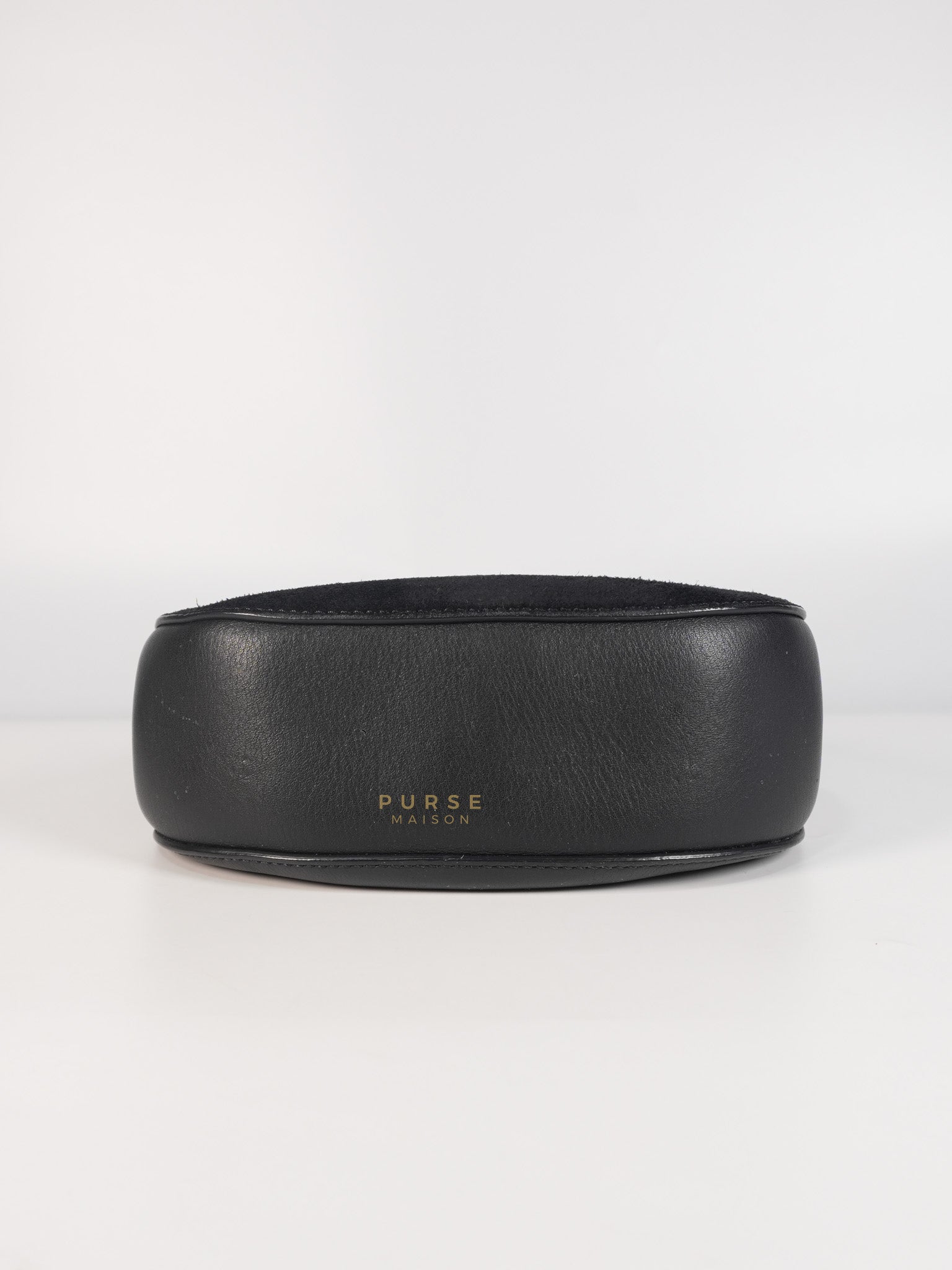 Drew Shoulder Bag in Black Gold Hardware | Purse Maison Luxury Bags Shop