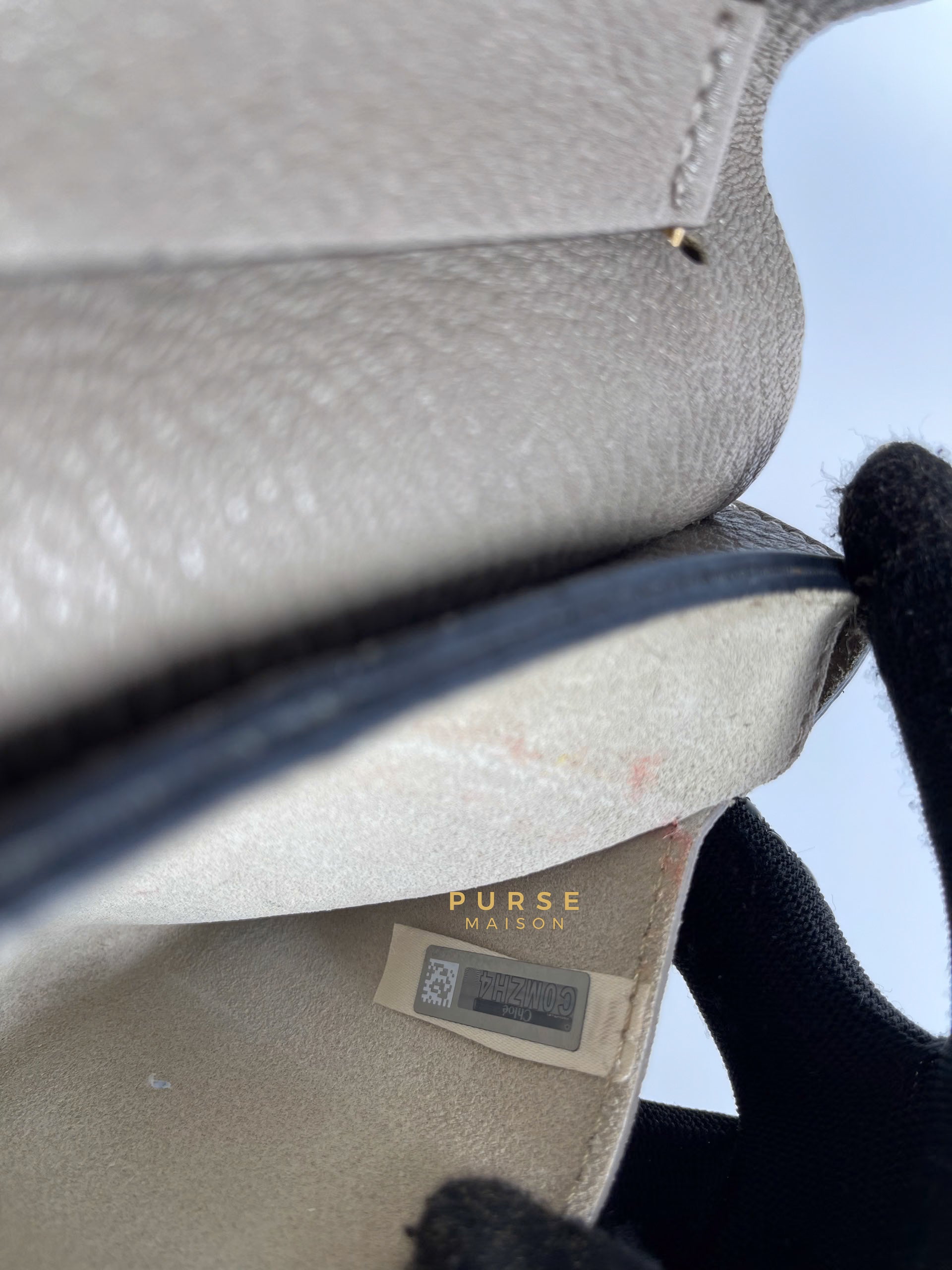 Drew Small Grey Chain Crossbody Bag | Purse Maison Luxury Bags Shop