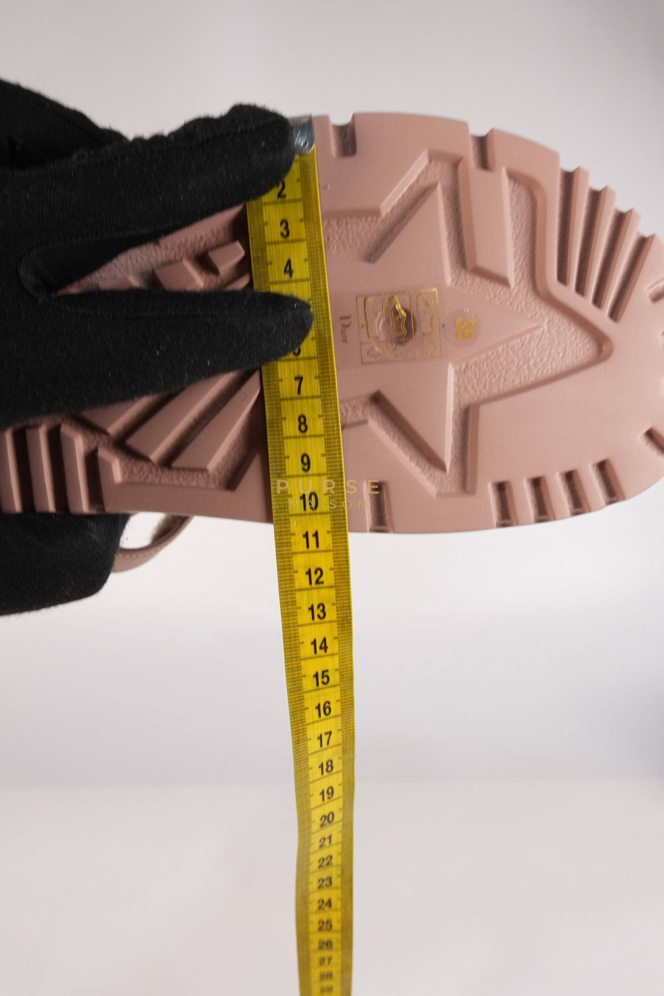 D'Wave Sandals in Powder Pink Leather Size 38EU (24cm) | Purse Maison Luxury Bags Shop