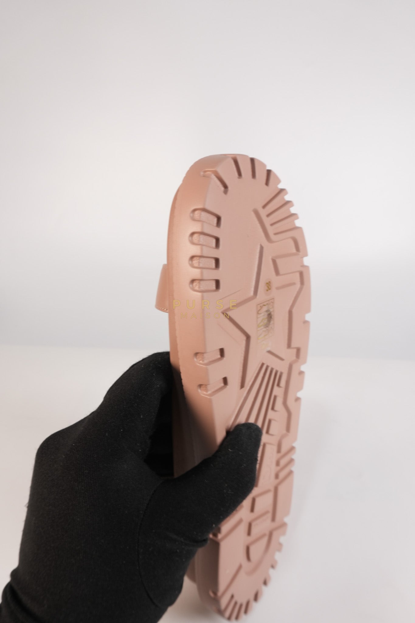 D'Wave Sandals in Powder Pink Leather Size 38EU (24cm) | Purse Maison Luxury Bags Shop
