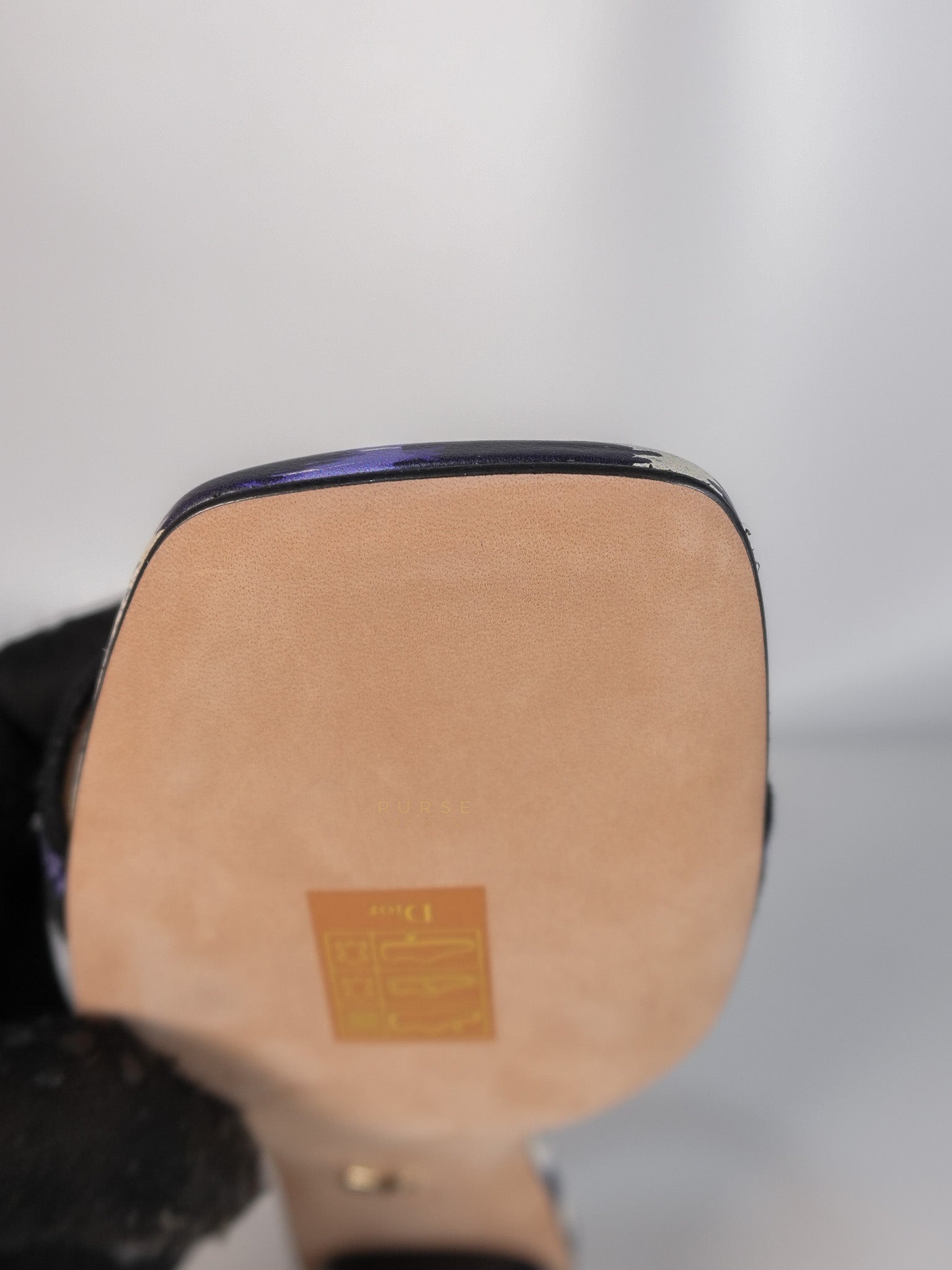 Dway Deep Sea Blue Heels Size 37.5 EU(23.5 cm) | Purse Maison Luxury Bags Shop