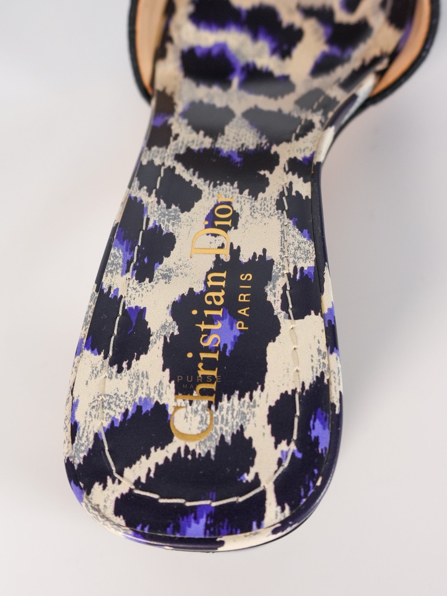 Dway Deep Sea Blue Heels Size 37.5 EU(23.5 cm) | Purse Maison Luxury Bags Shop