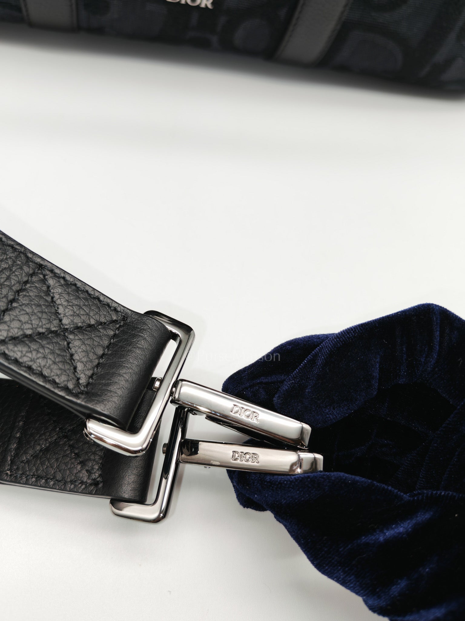 East West Tote Bag in Black Blue Dior Oblique Jacquard | Purse Maison Luxury Bags Shop