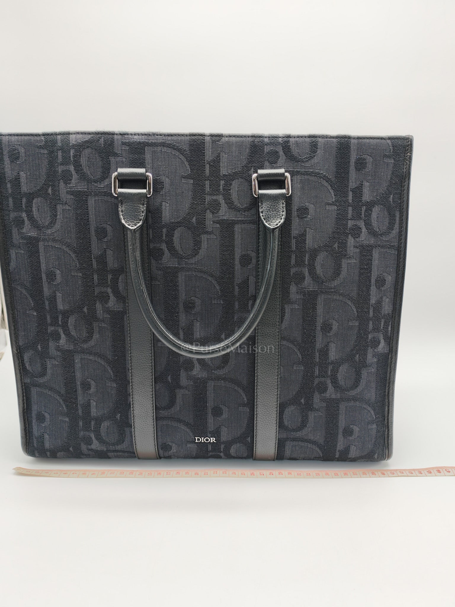 East West Tote Bag in Black Blue Dior Oblique Jacquard | Purse Maison Luxury Bags Shop