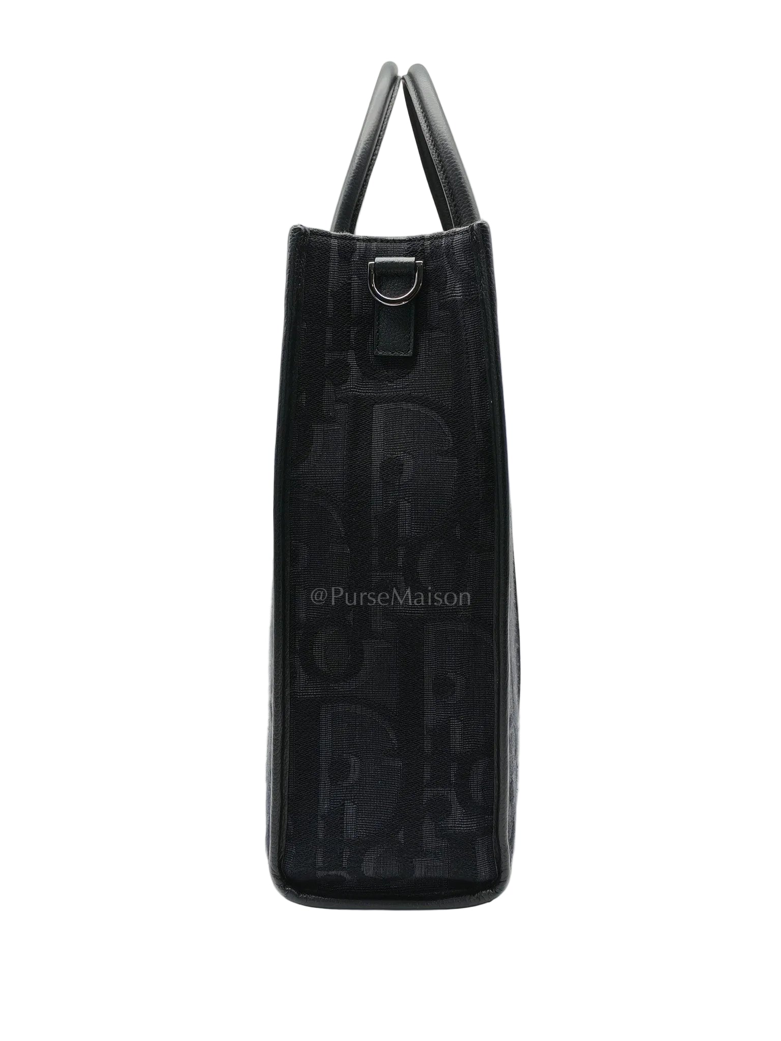 East West Tote Bag in Black Blue Dior Oblique Jacquard | Purse Maison Luxury Bags Shop