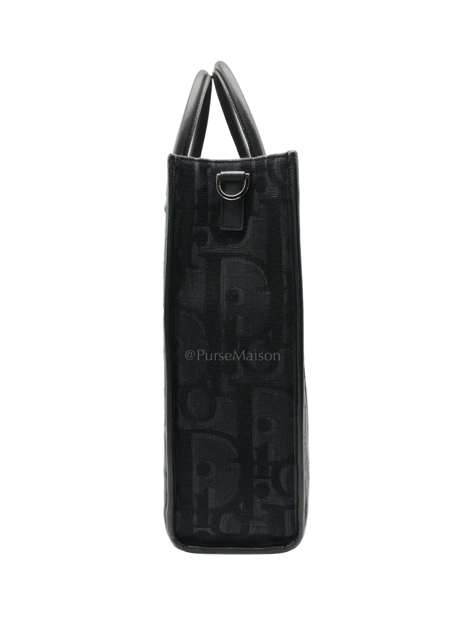 East West Tote Bag in Black Blue Dior Oblique Jacquard | Purse Maison Luxury Bags Shop