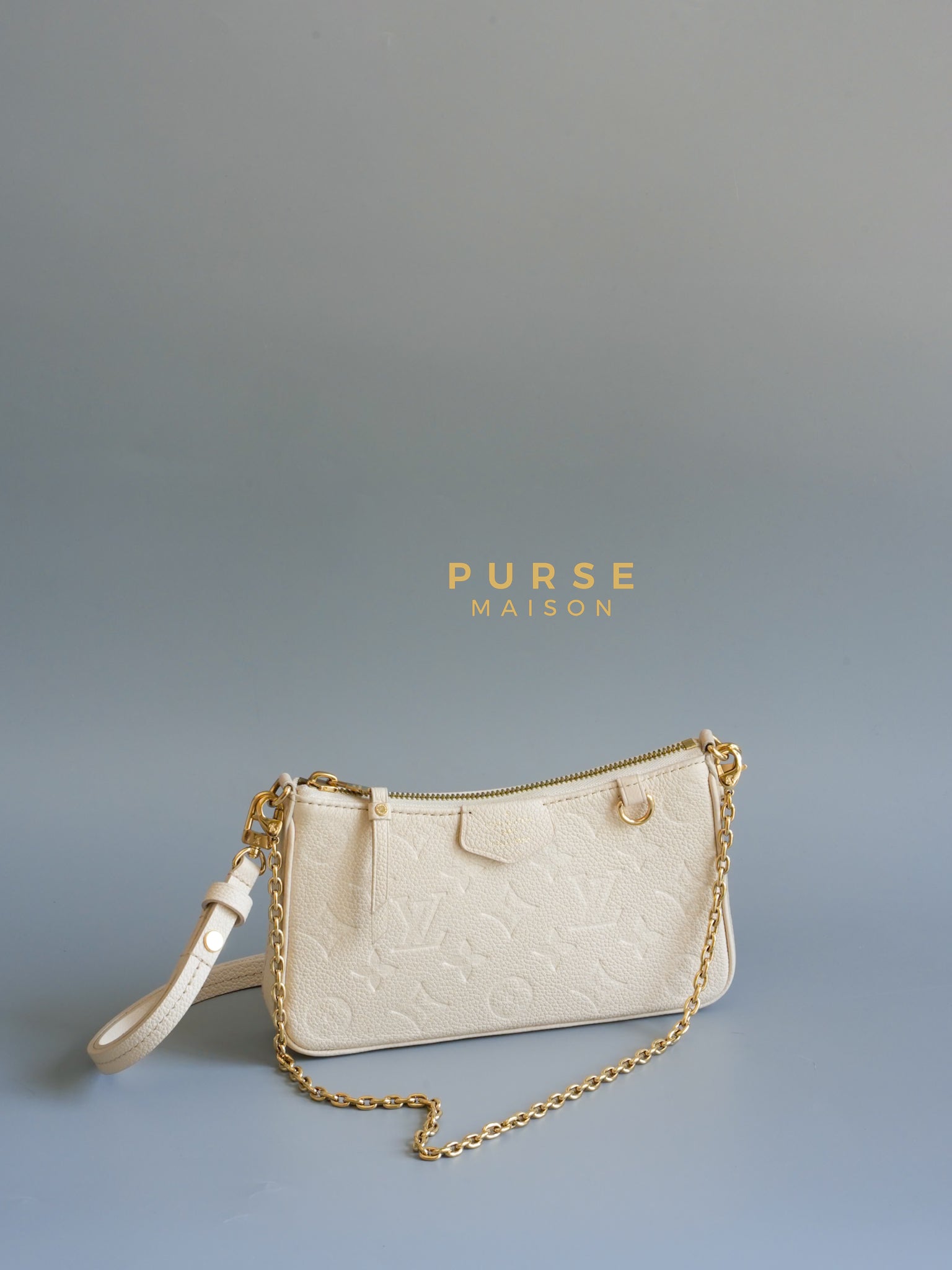Easy Pochette in Monogram Empreinte Crème (Microchip) | Purse Maison Luxury Bags Shop