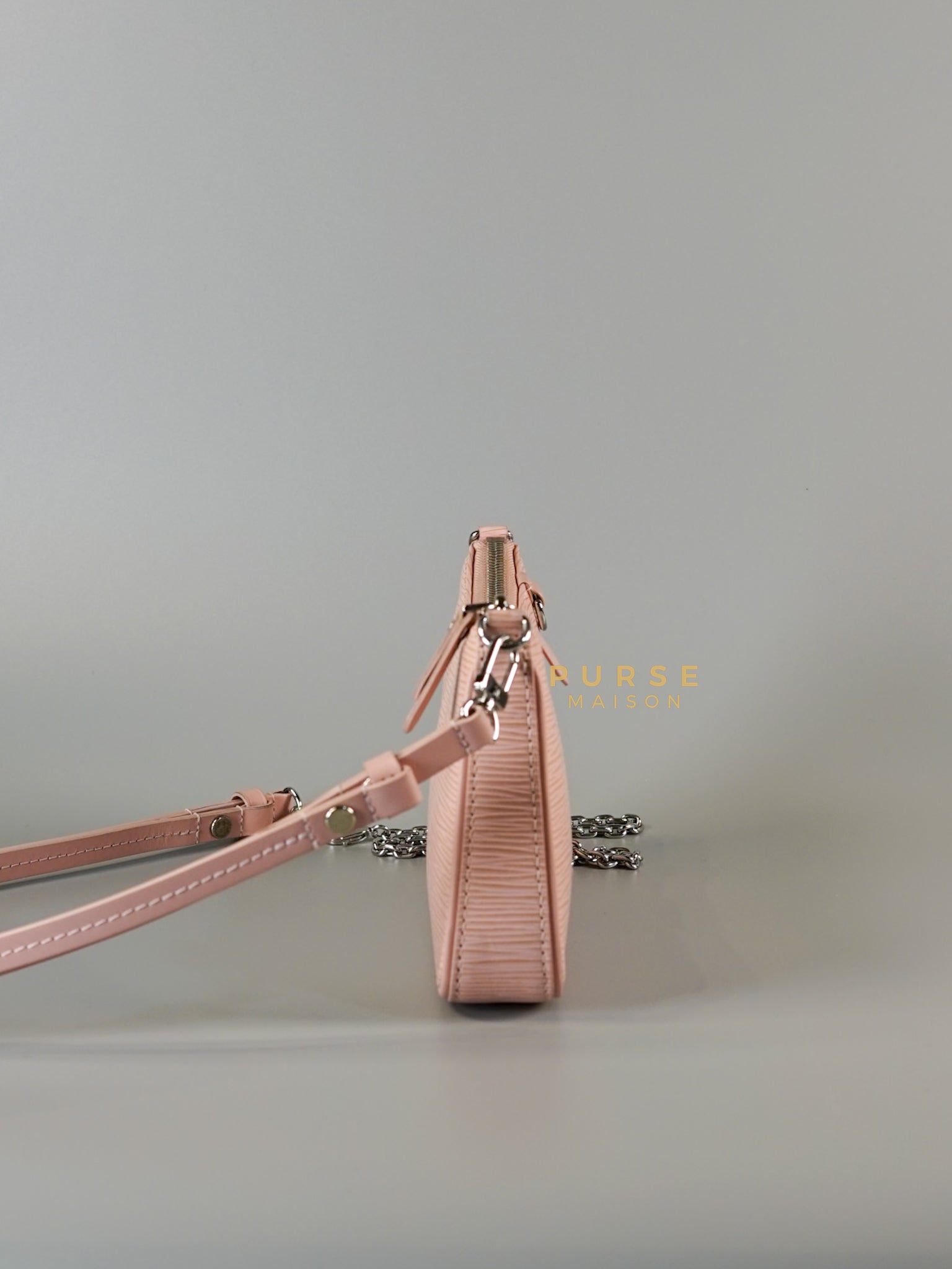 Easy Pochette in Pink Epi Leather (Microchip) | Purse Maison Luxury Bags Shop