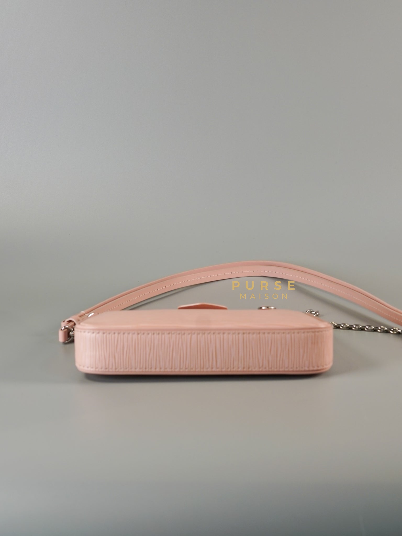 Easy Pochette in Pink Epi Leather (Microchip) | Purse Maison Luxury Bags Shop