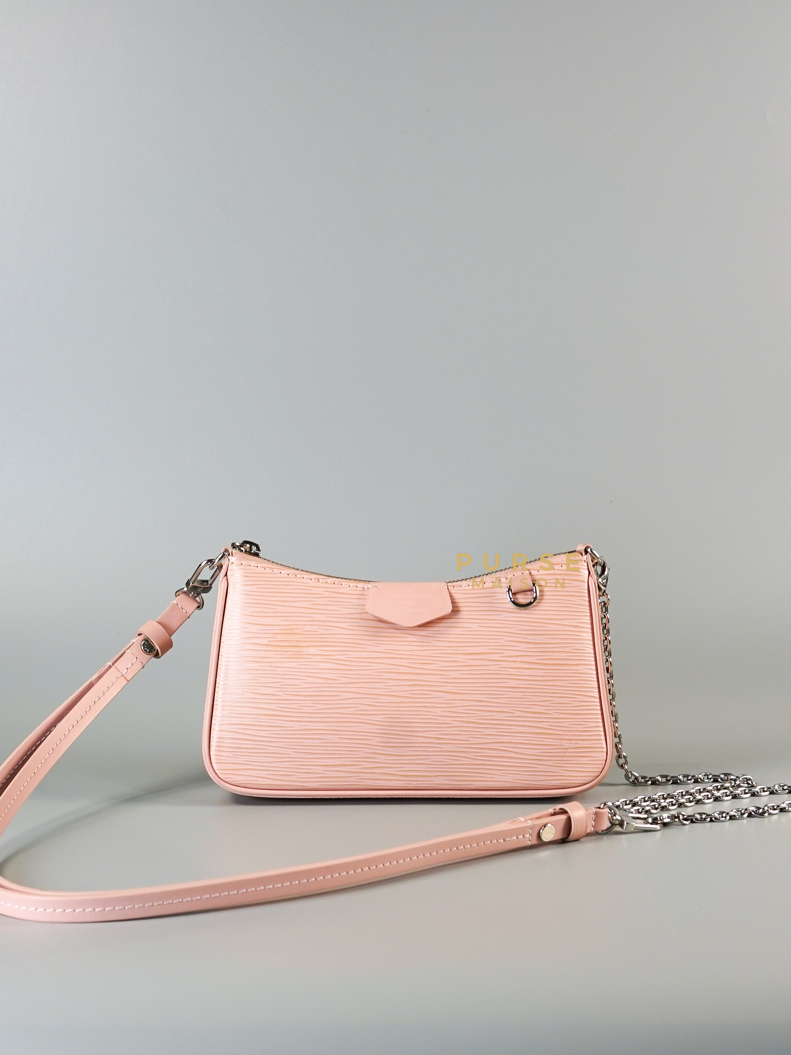 Easy Pochette in Pink Epi Leather (Microchip) | Purse Maison Luxury Bags Shop