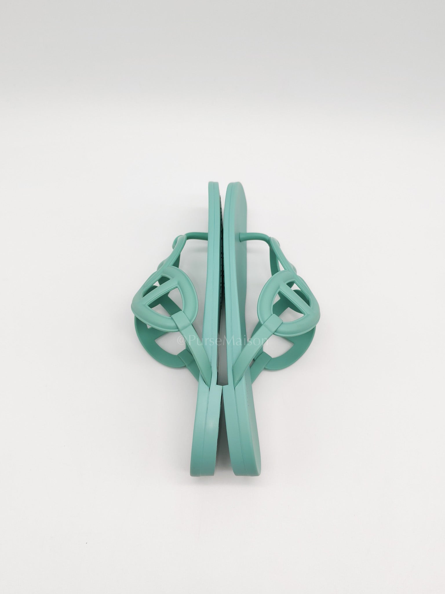 Egerie Beach Sandals in Vert Embrun Size 35 (22cm) | Purse Maison Luxury Bags Shop