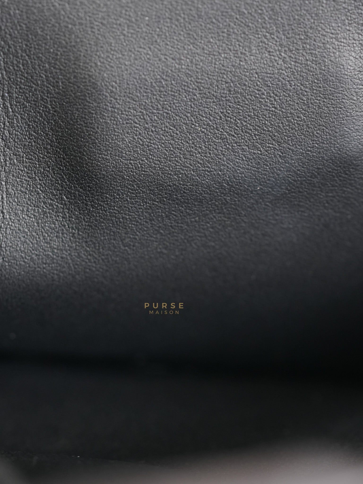 Elan Pocket 24 Belt Bag in Noir Swift Calfskin Leather & Gold Hardware Stamp W(2024) | Purse Maison Luxury Bags Shop