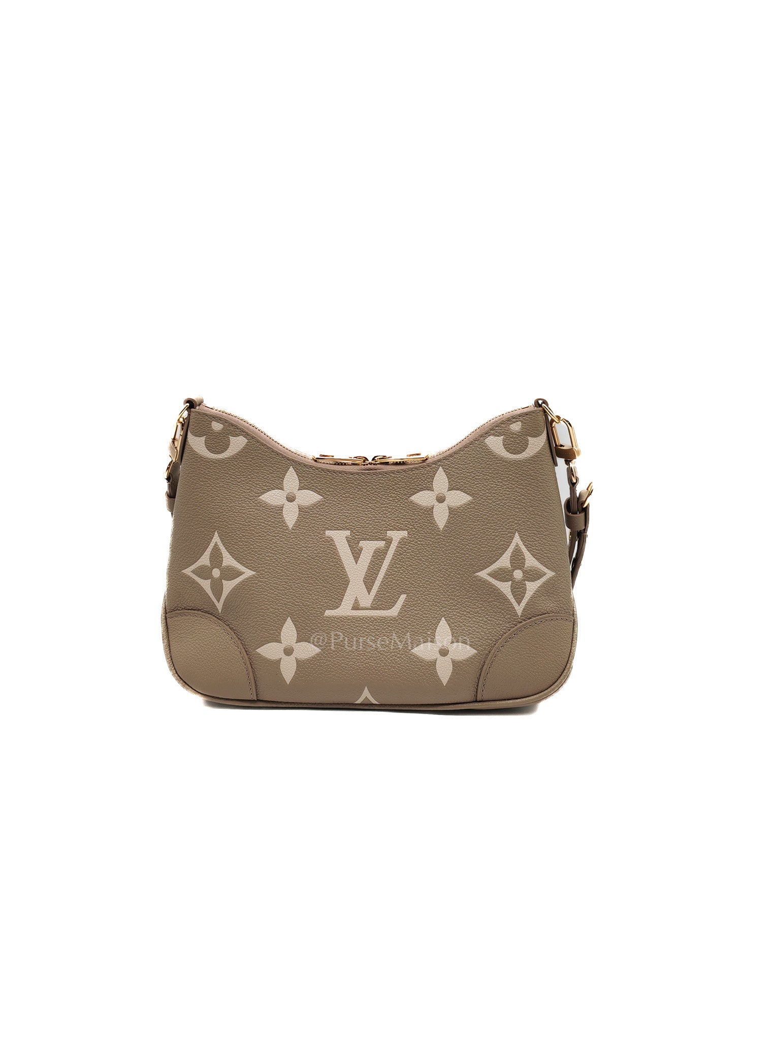 Louis Vuitton Bagatelle NM Monogram Empreinte Bicolor Two Way Bag Microchip