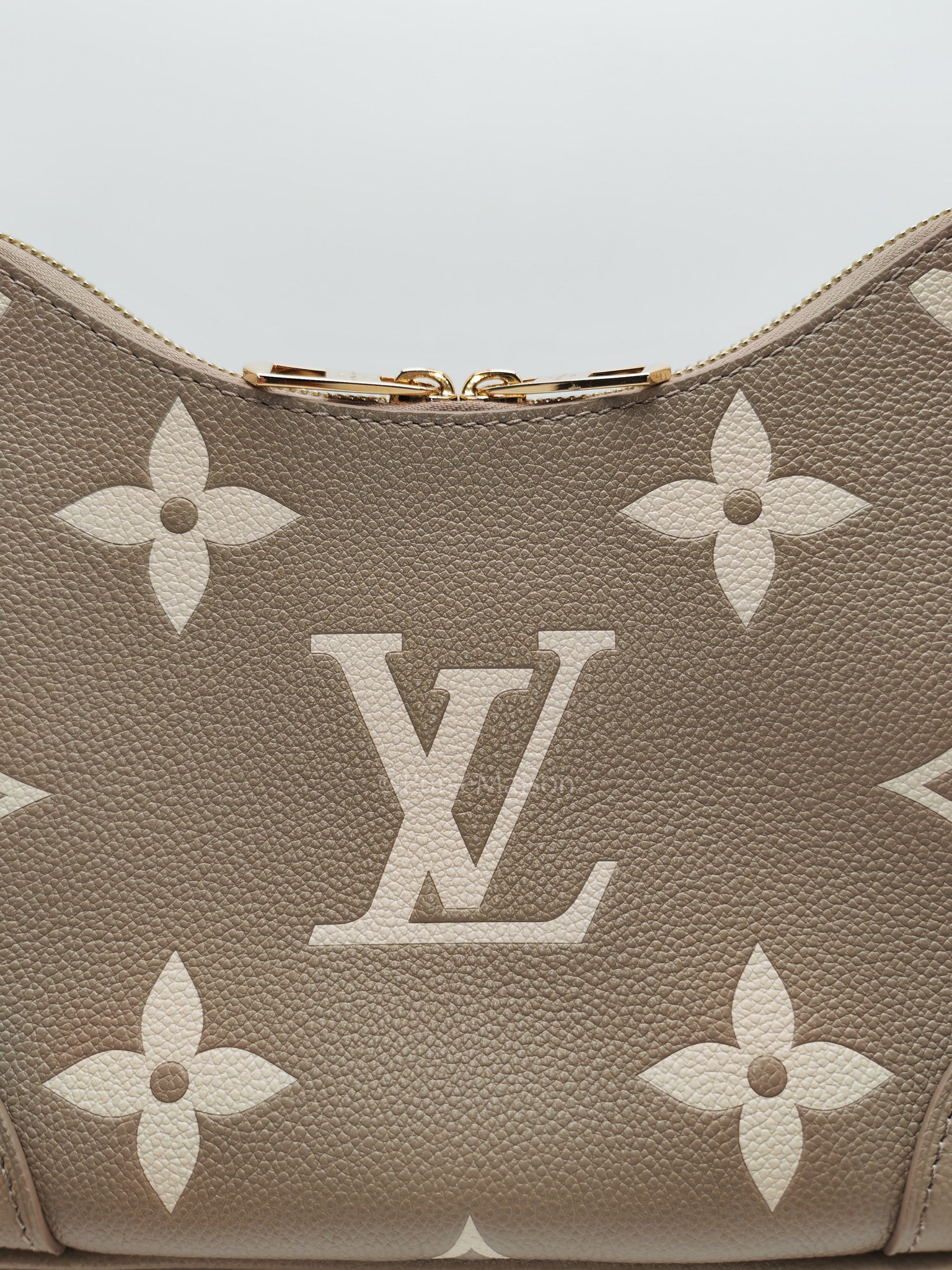 Louis Vuitton Bagatelle NM Monogram Empreinte Bicolor Two Way Bag Microchip