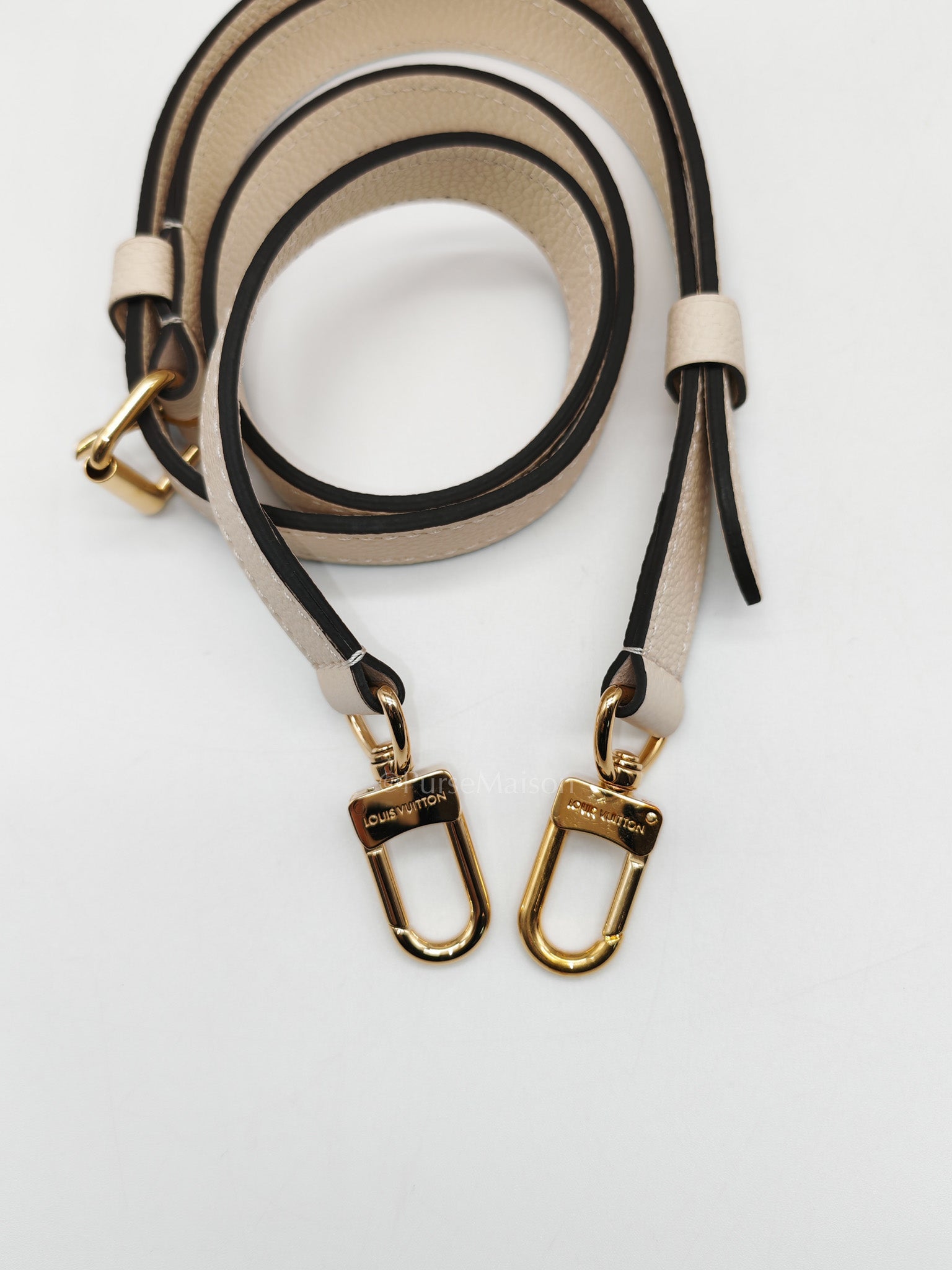 Louis Vuitton Bundle Bag in Cream Monogram Empreinte Giant and Gold Hardware Microchip