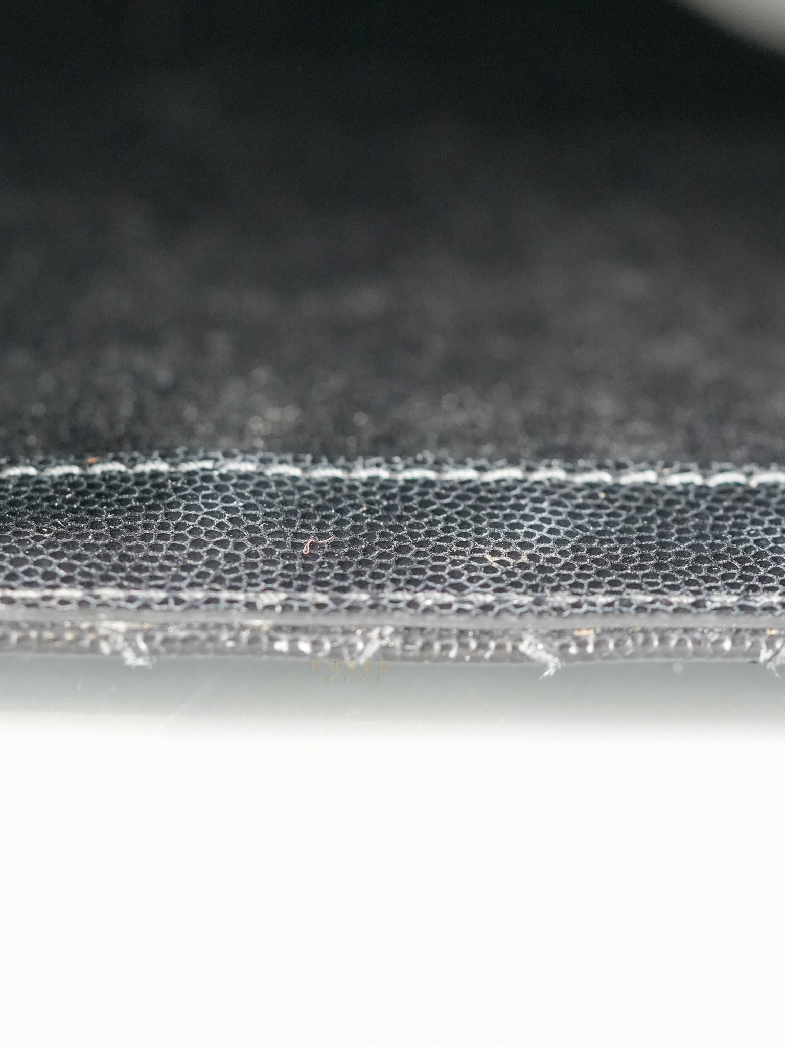 Envelope Medium Bag in Matelasse Grain De Poudre Embossed Black Leather | Purse Maison Luxury Bags Shop