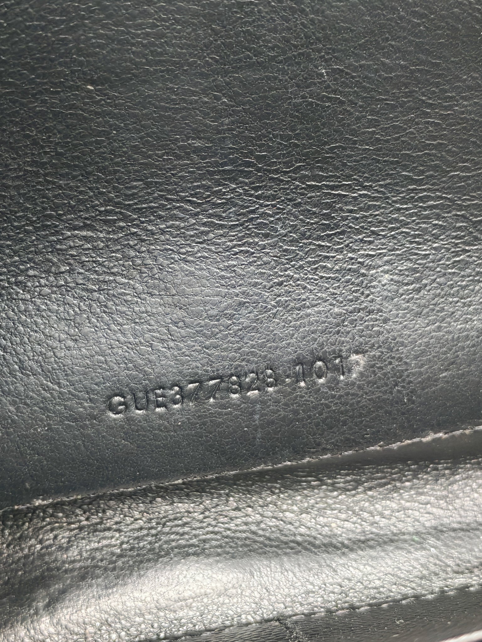 Envelope Wallet On Chain (WOC) in Black Chevre Leather Chain Bag | Purse Maison Luxury Bags Shop