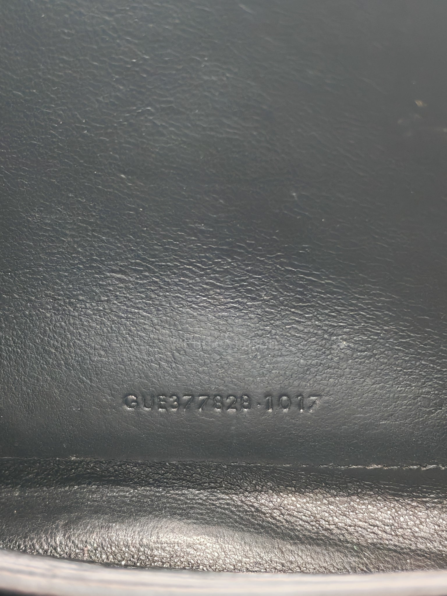 Envelope Wallet On Chain (WOC) in Black Chevre Leather Chain Bag | Purse Maison Luxury Bags Shop