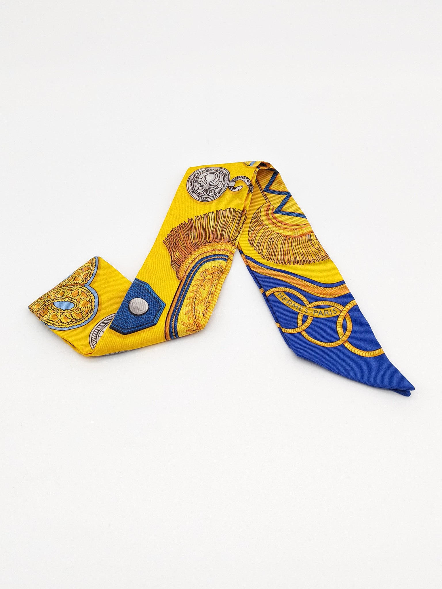 Epaulettes Silk Twilly | Purse Maison Luxury Bags Shop