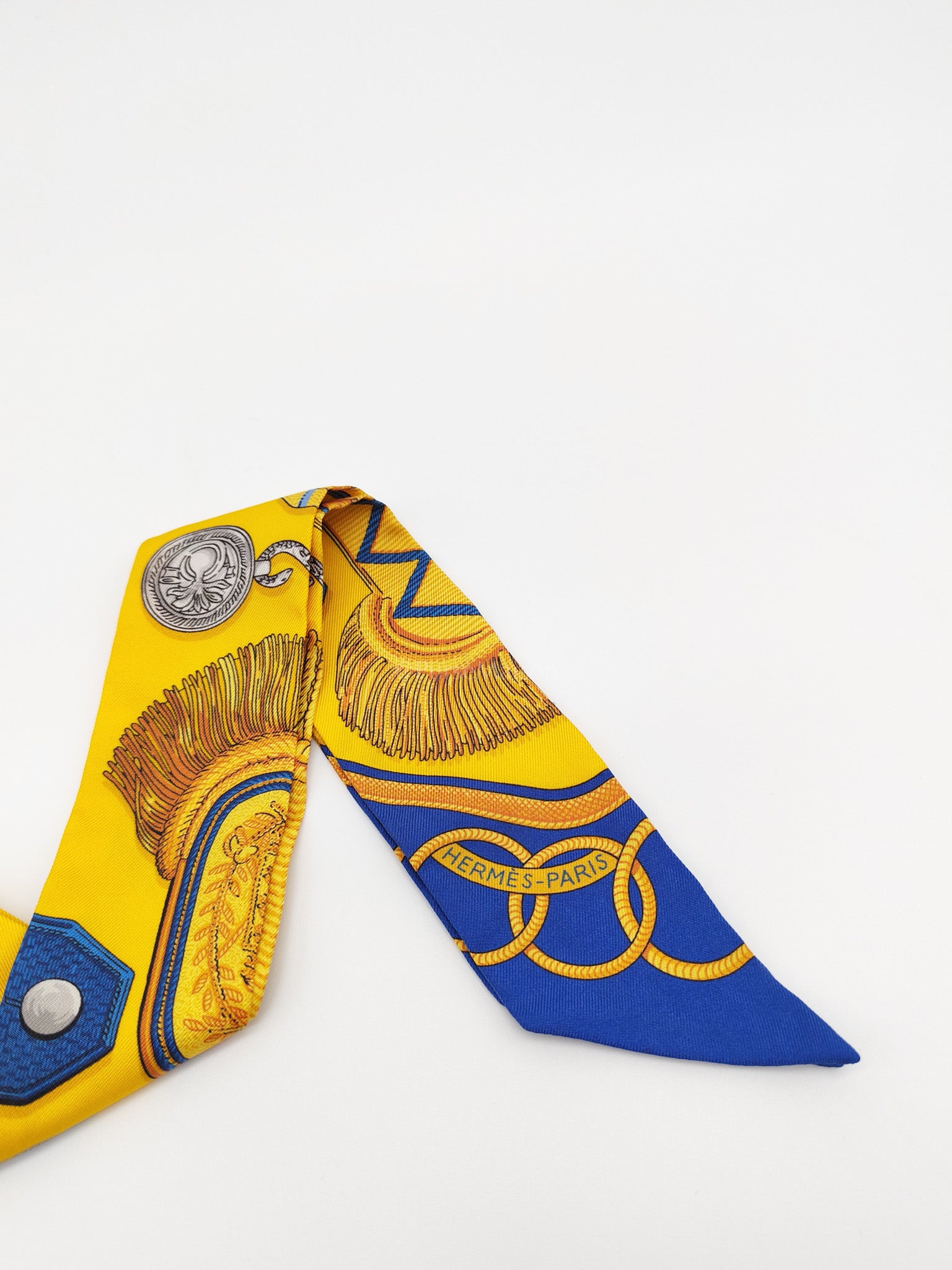 Epaulettes Silk Twilly | Purse Maison Luxury Bags Shop