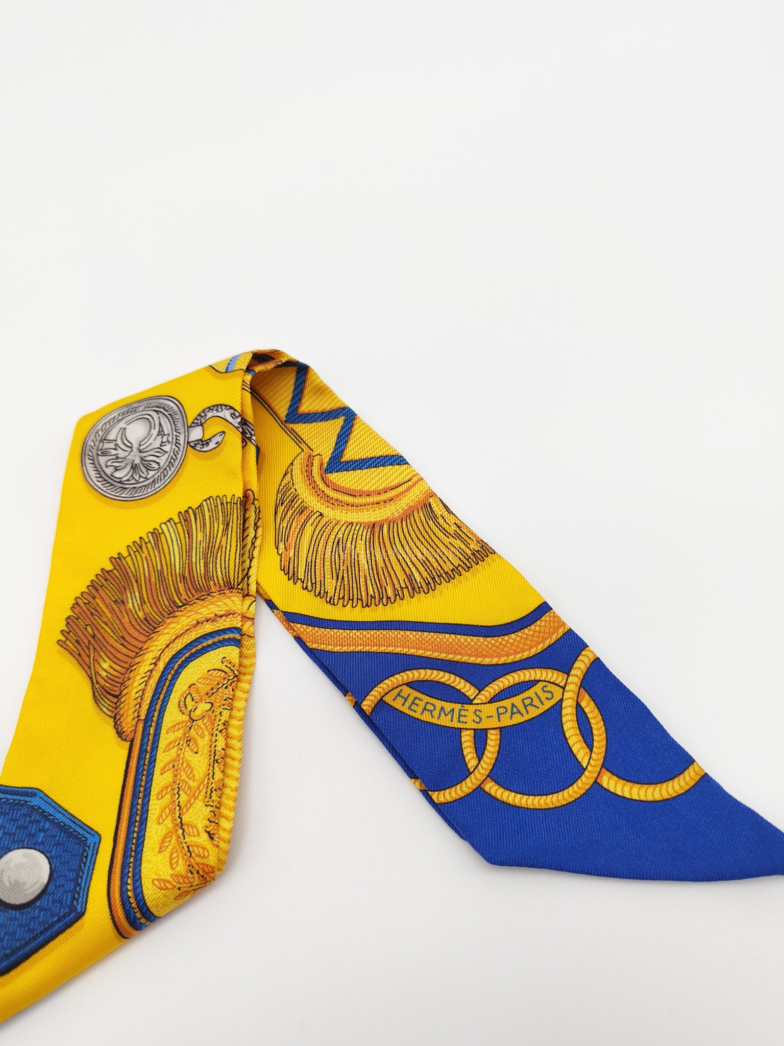 Epaulettes Silk Twilly | Purse Maison Luxury Bags Shop