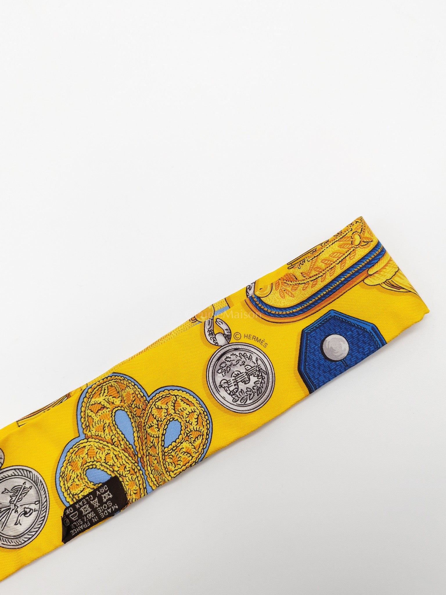 Epaulettes Silk Twilly | Purse Maison Luxury Bags Shop