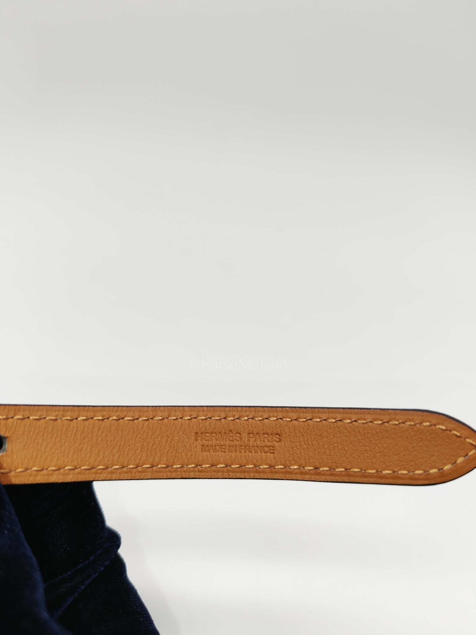 F Pop H Belt in Craie Epsom Leather Stamp Z(2021) Size 75cm