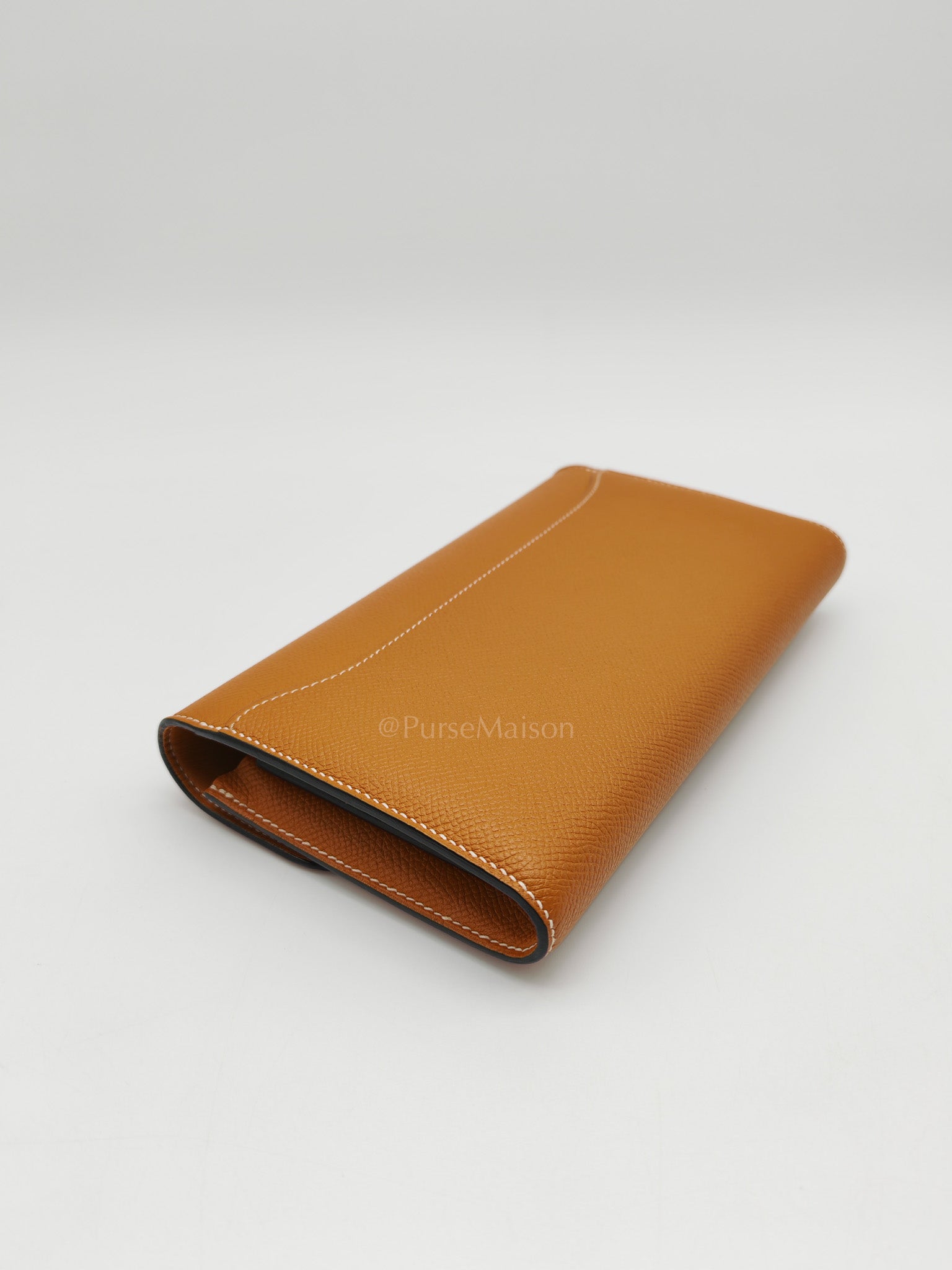 Constance To Go in Toffee Epsom Leather & Gold Hardware Stamp D (2019)
