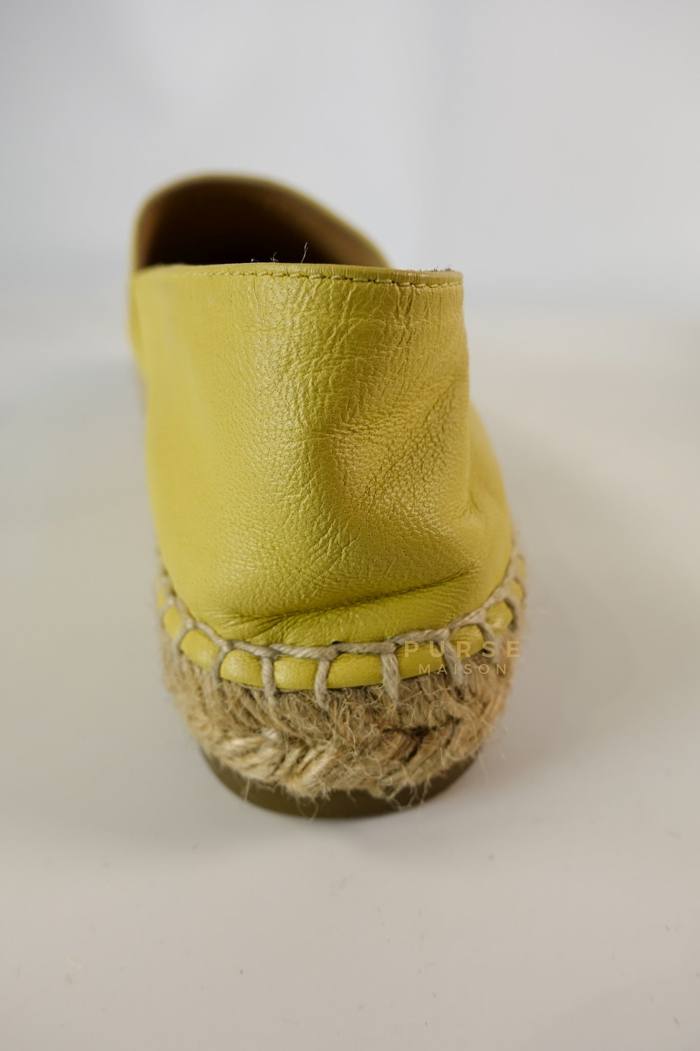 Espadrilles in Yellow & Black Lambskin Size 37 EU | Purse Maison Luxury Bags Shop