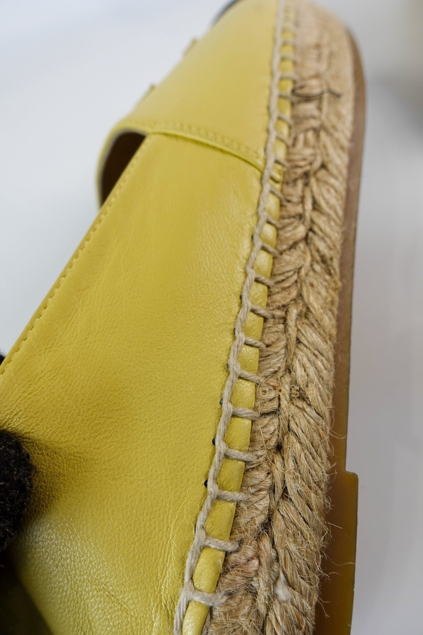 Espadrilles in Yellow & Black Lambskin Size 37 EU | Purse Maison Luxury Bags Shop