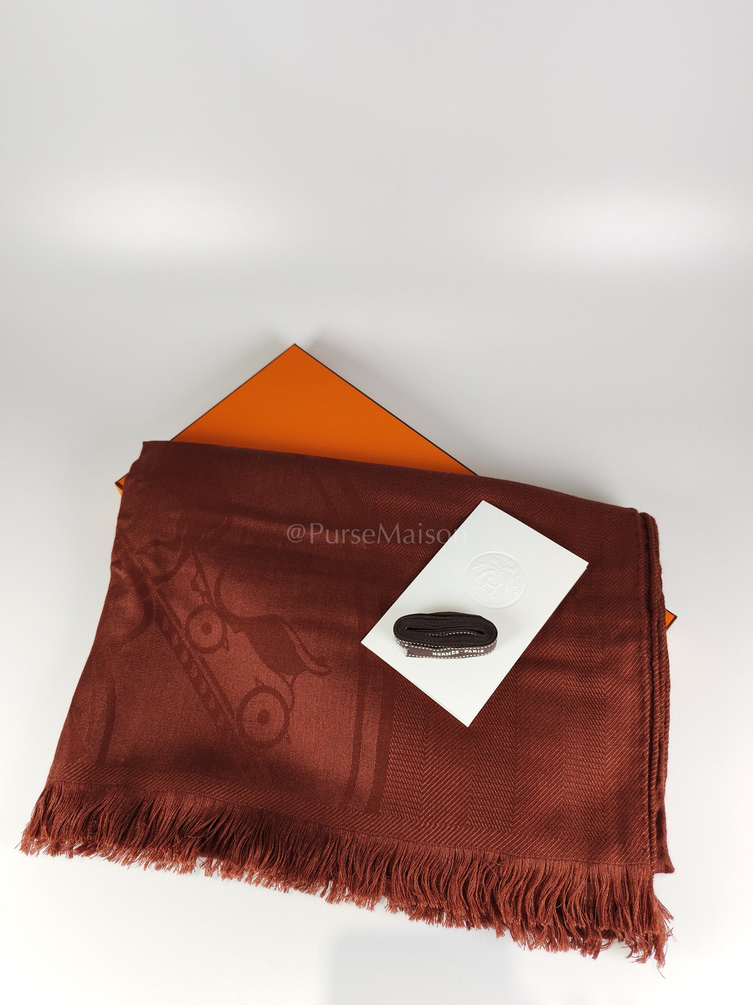 Etole New Libris Rouge Shawl (210cm x 75cm) | Purse Maison Luxury Bags Shop